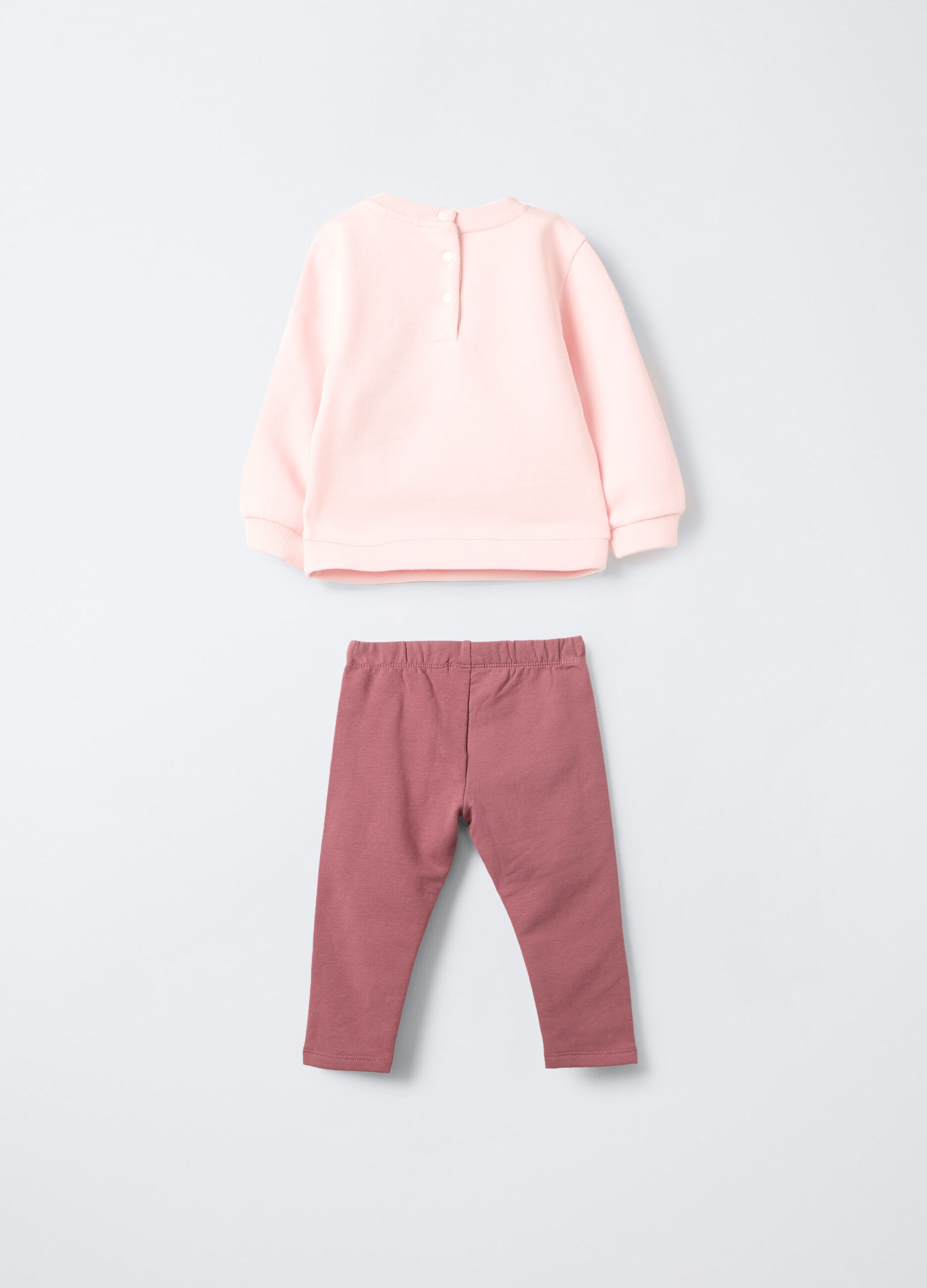 Jogging set in felpa di puro cotone bimba_1