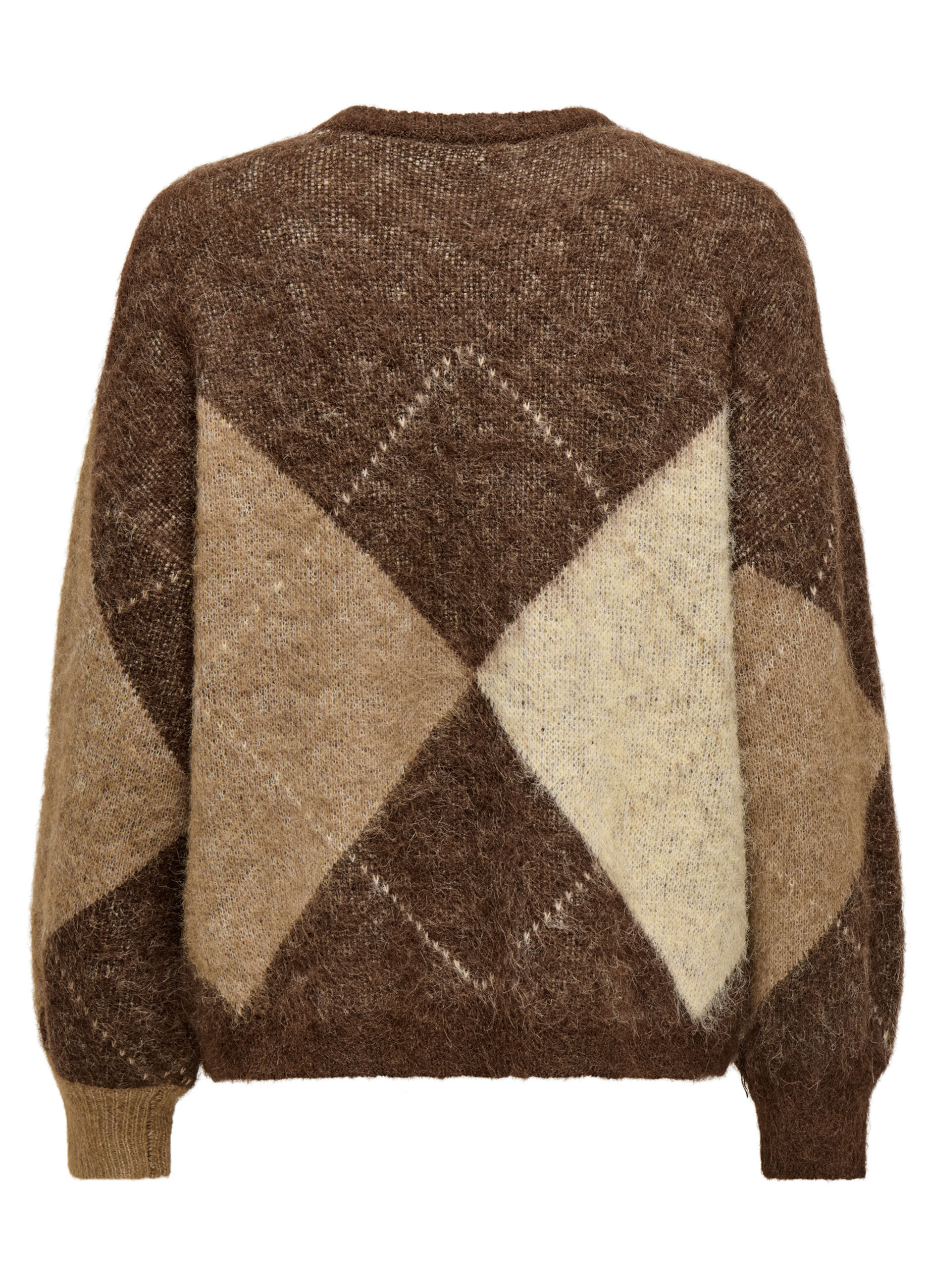 Pullover jaquard a quadri donna_6