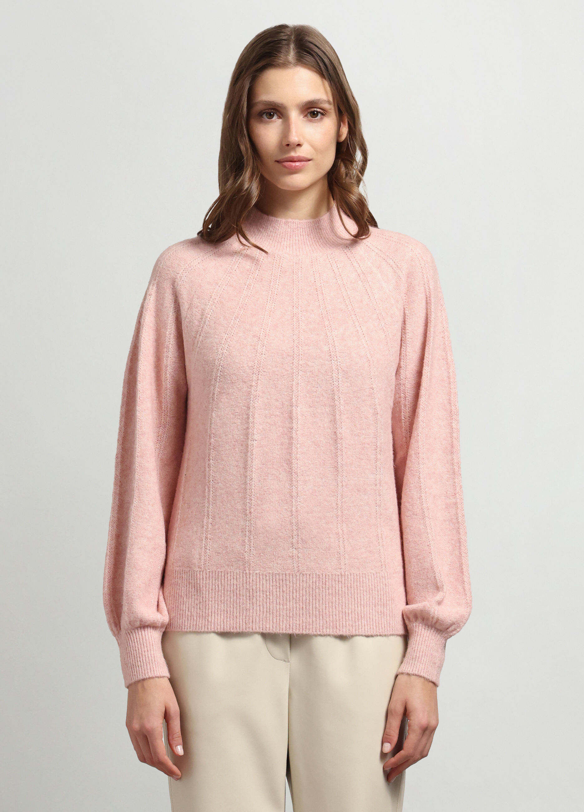 Tricot a collo alto donna_0