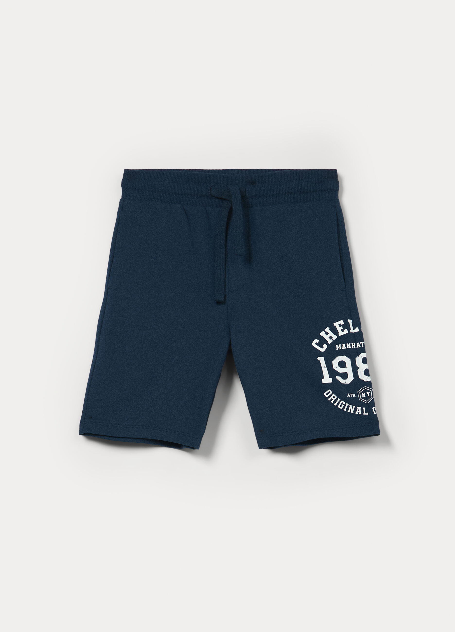 Bermuda in french terry di puro cotone bambino_0