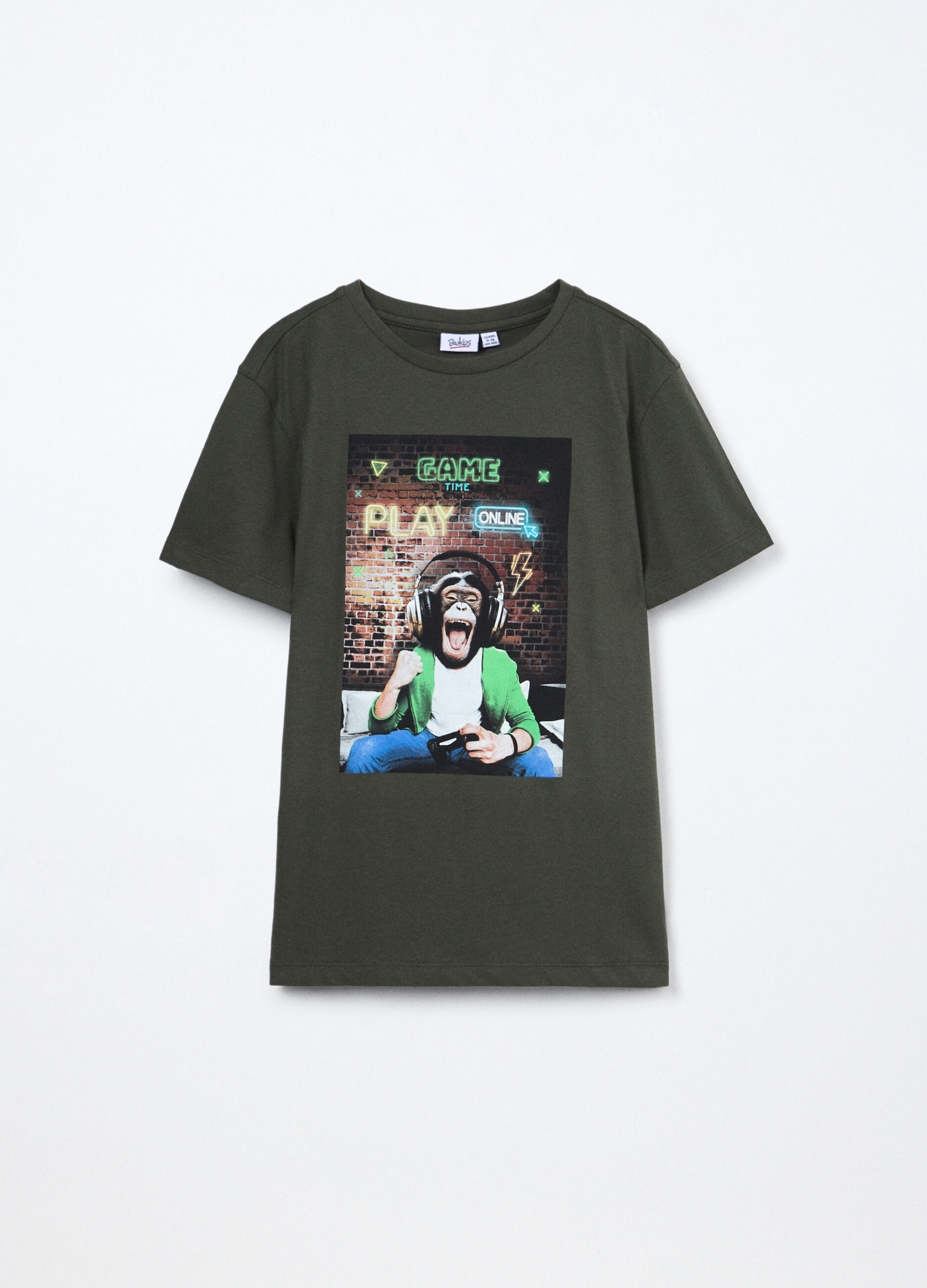 T-shirt in jersey di puro cotone ragazzo_0