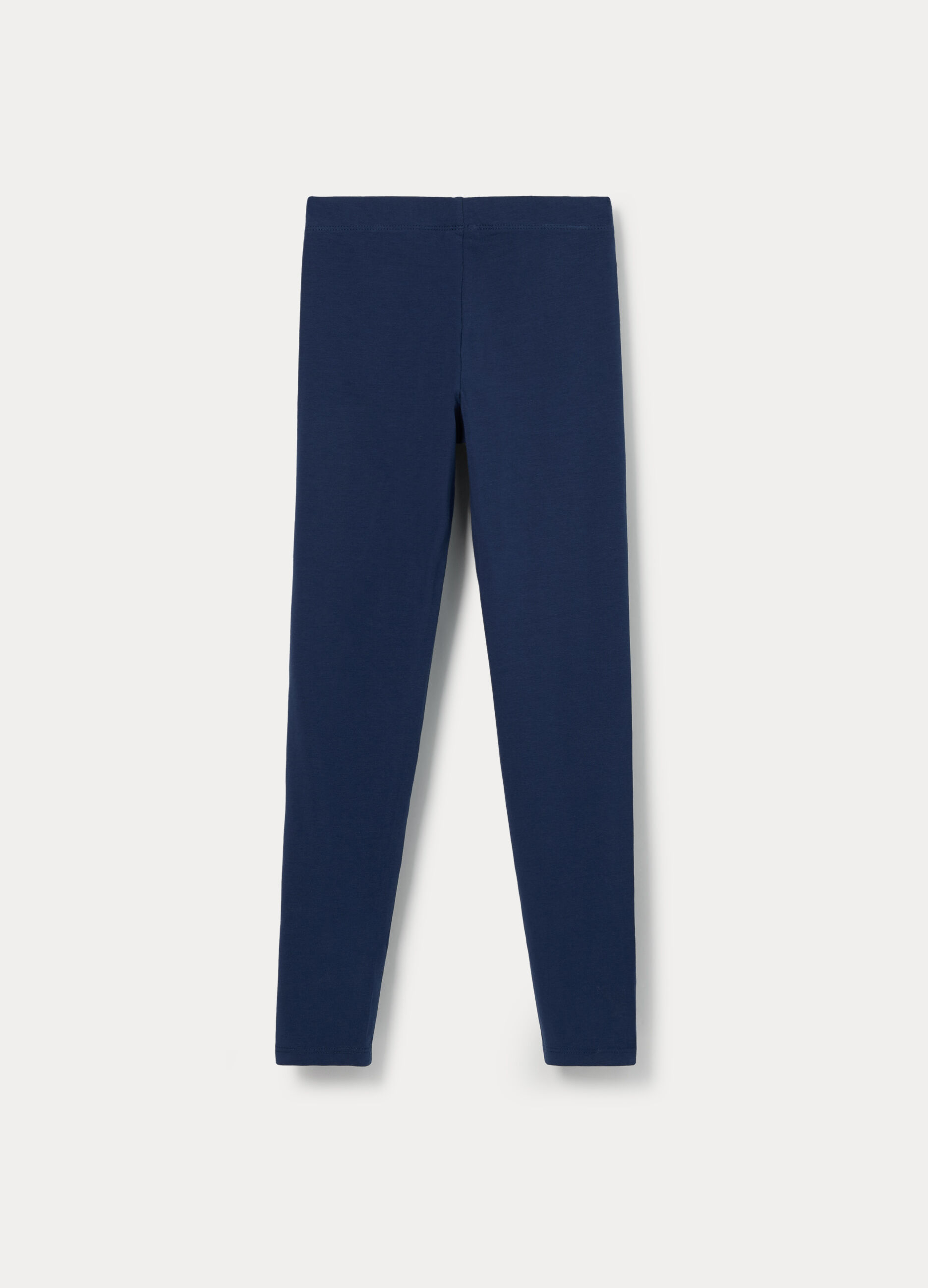 Leggings in jersey di cotone stretch ragazza_1