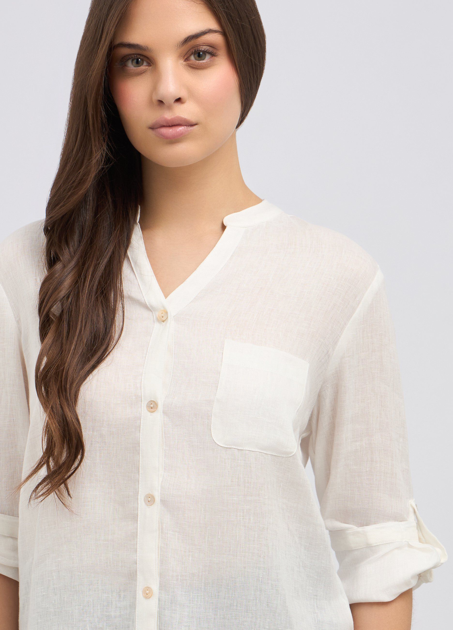 Camicia in puro lino donna_2