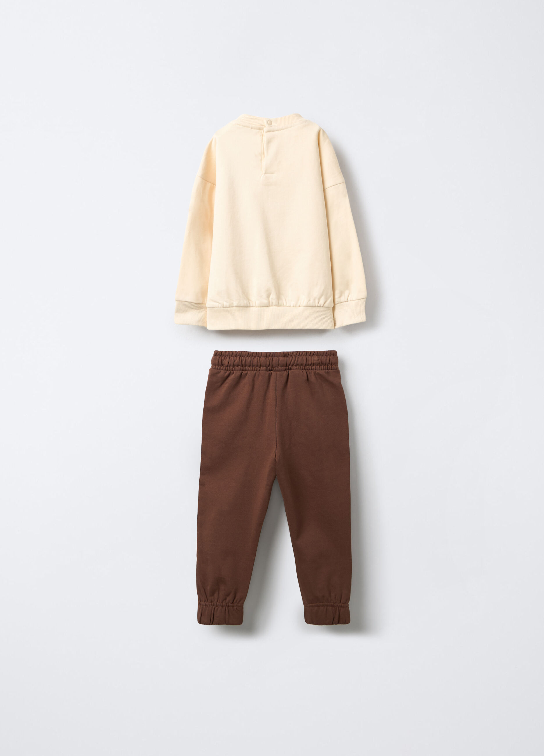 Jogging set in felpa di puro cotone bimbo_1