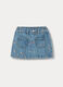 Gonna in denim di puro cotone bimba_0
