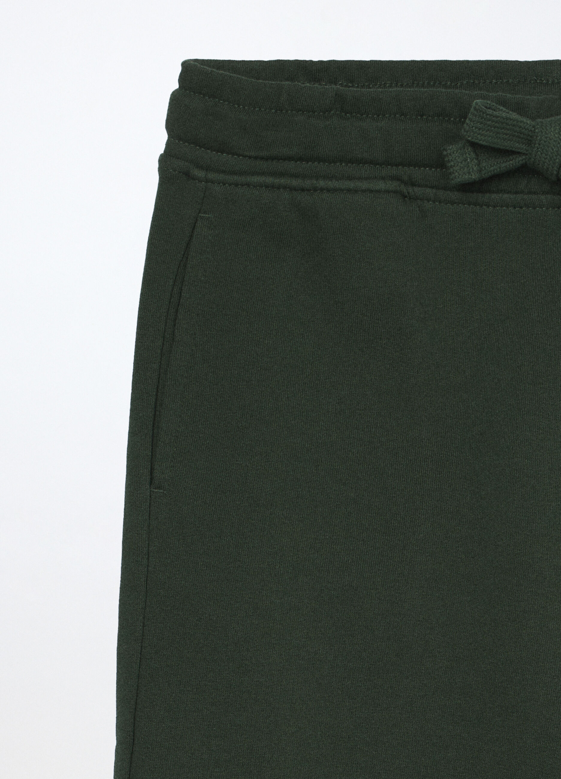Jogger in french terry di puro cotone ragazzo_2