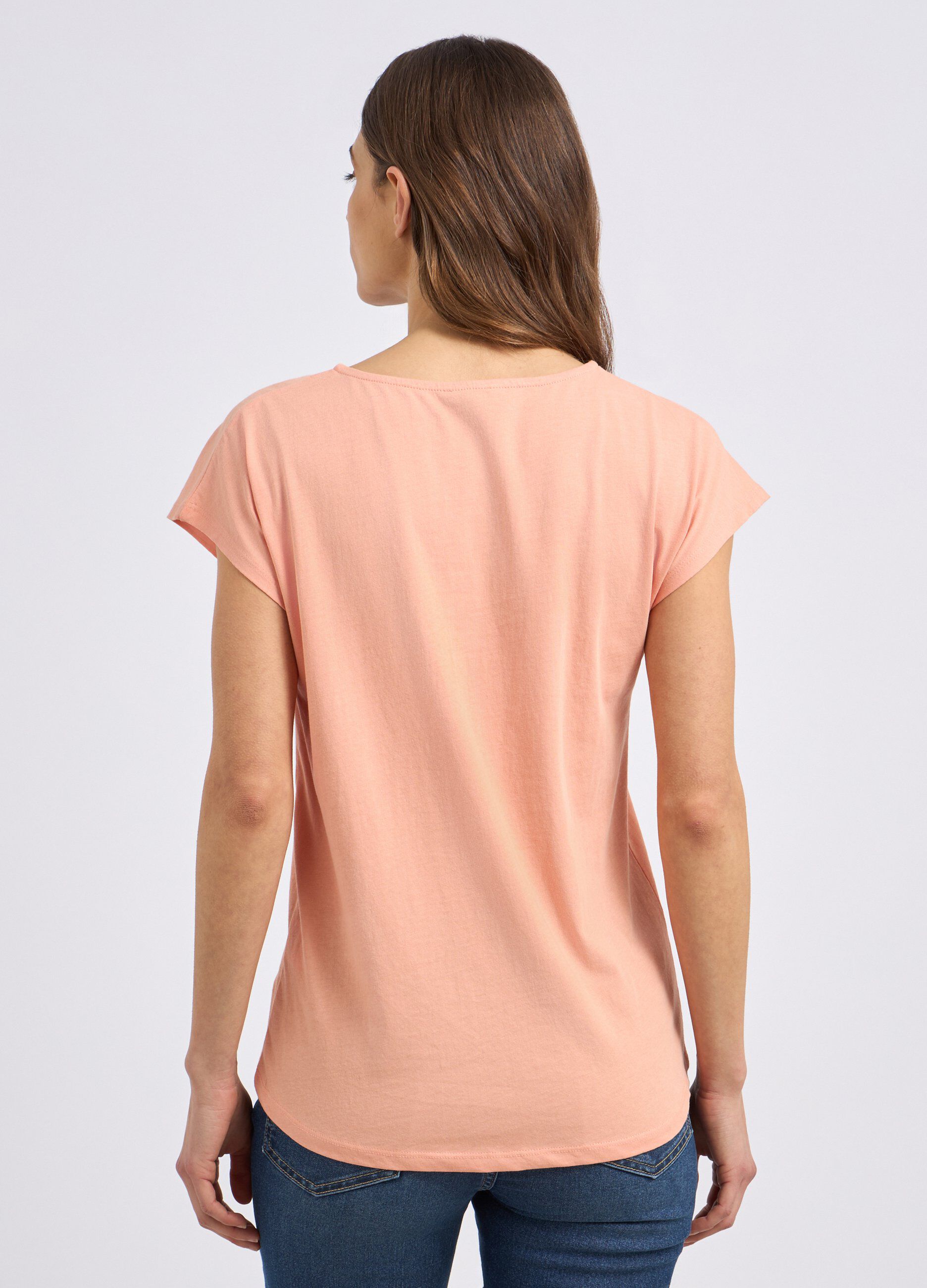 T-shirt in puro cotone con stampa donna_1