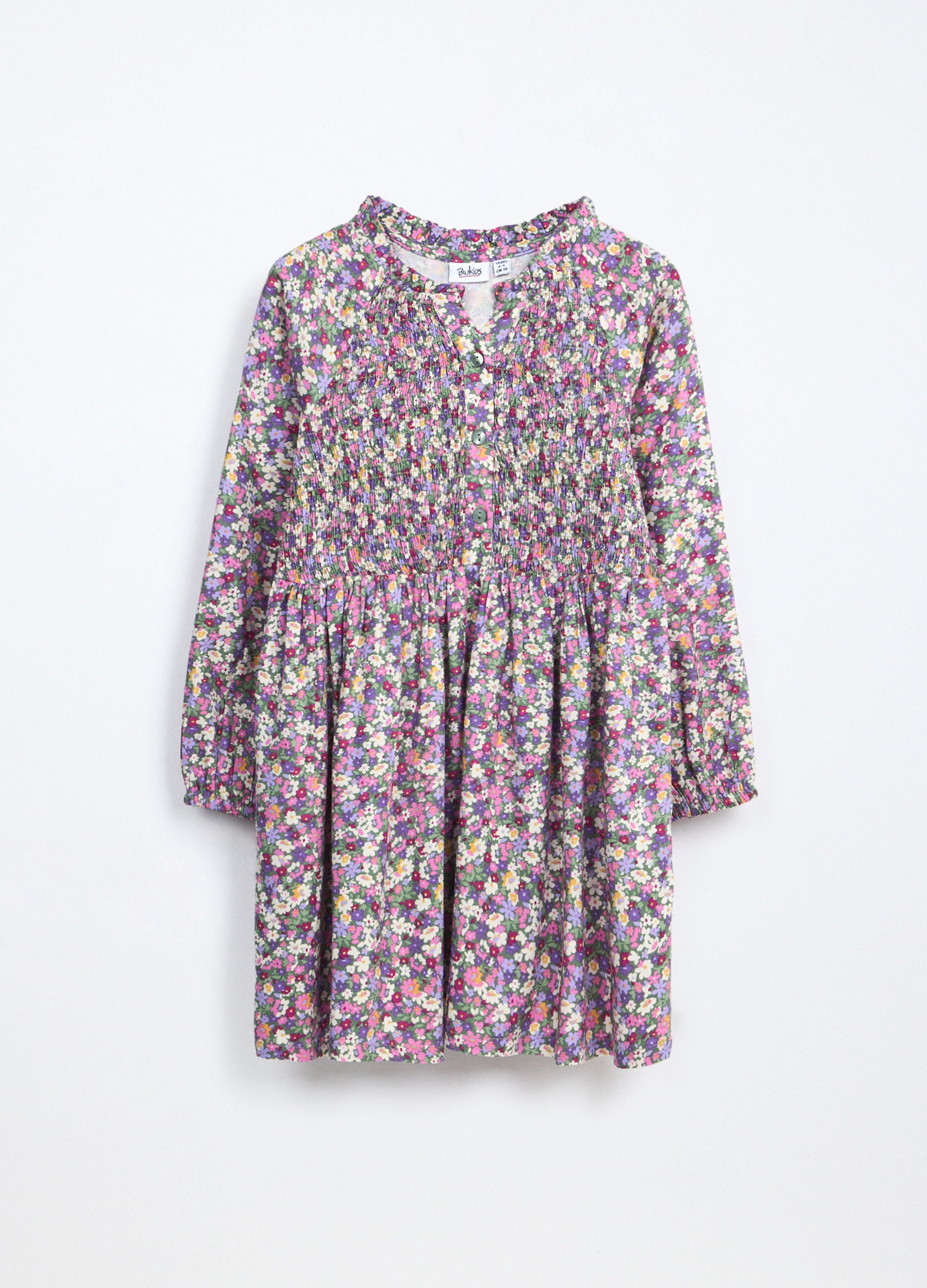 Vestito in twill di pura viscosa bambina_0