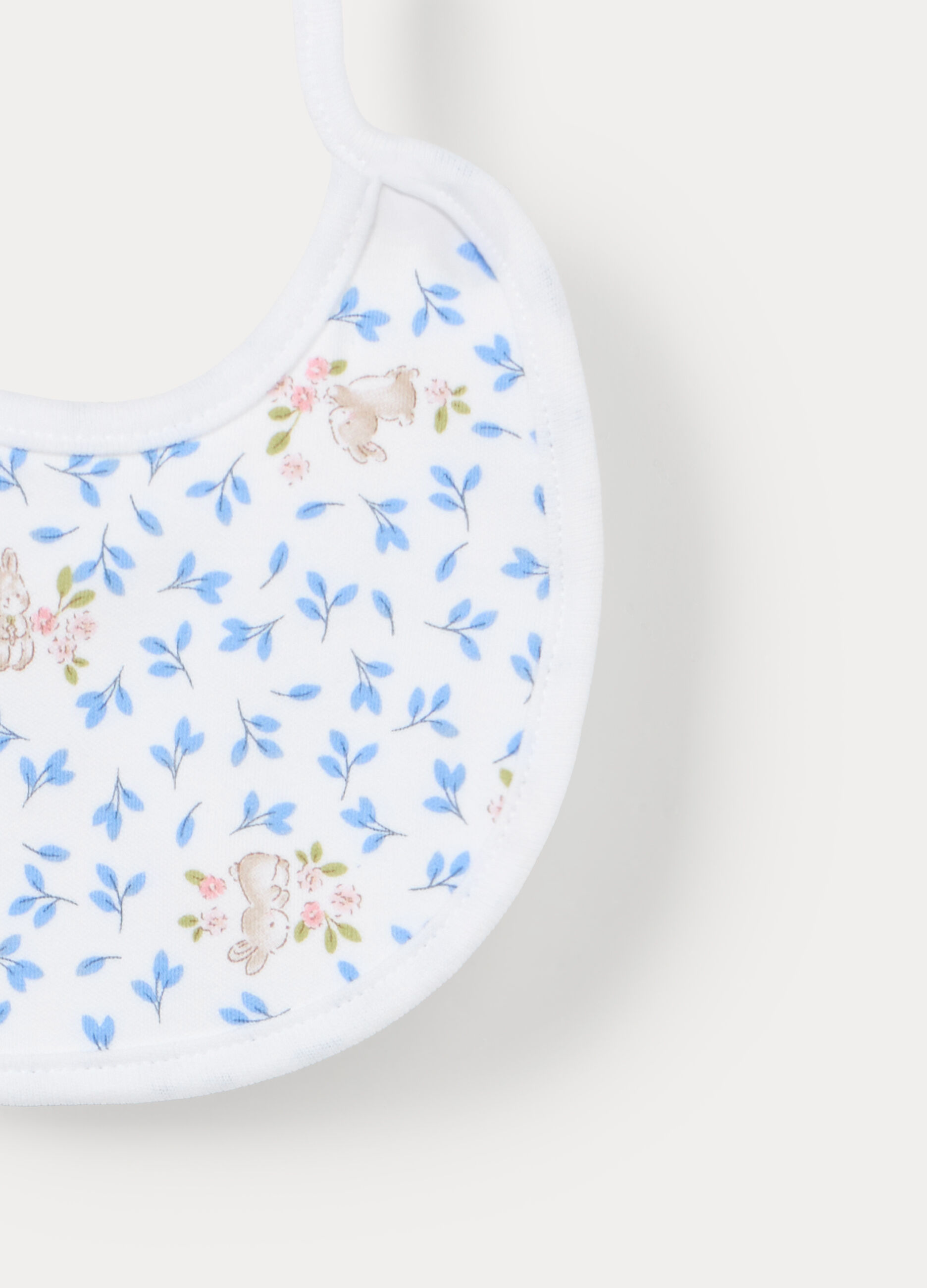 Bavaglini in interlock di puro cotone neonata_3