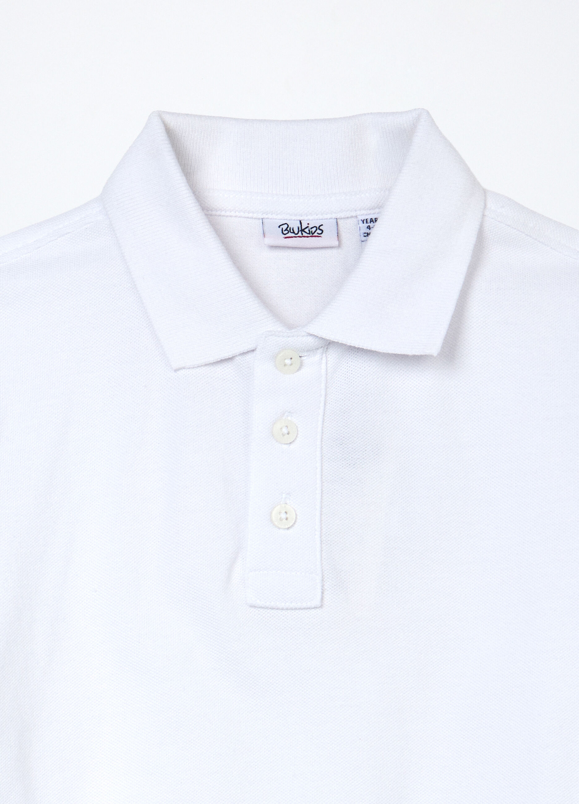 Polo in puro cotone Piquet bambino_2