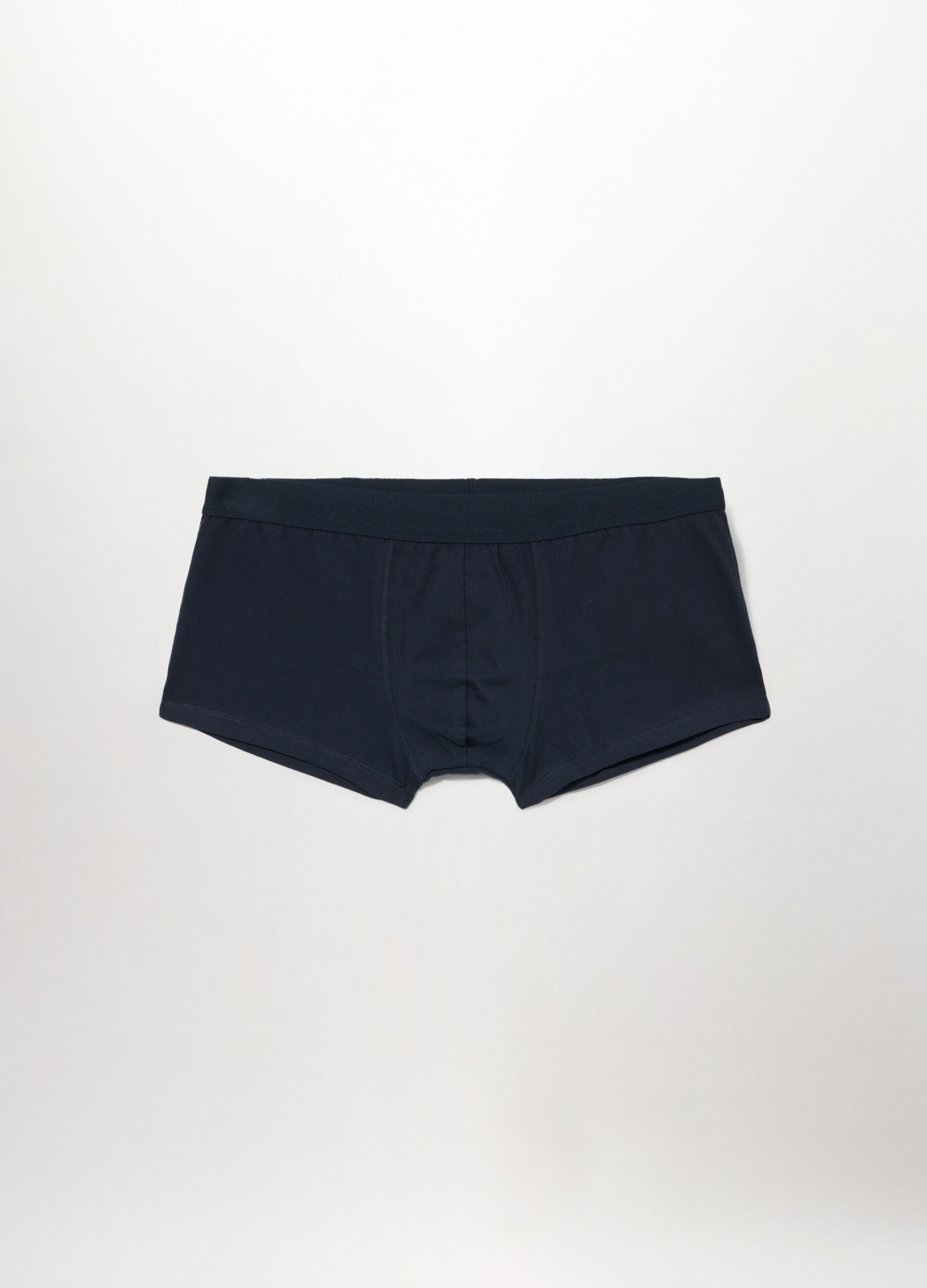 3 pack boxer tinta unita in cotone stretch uomo_1