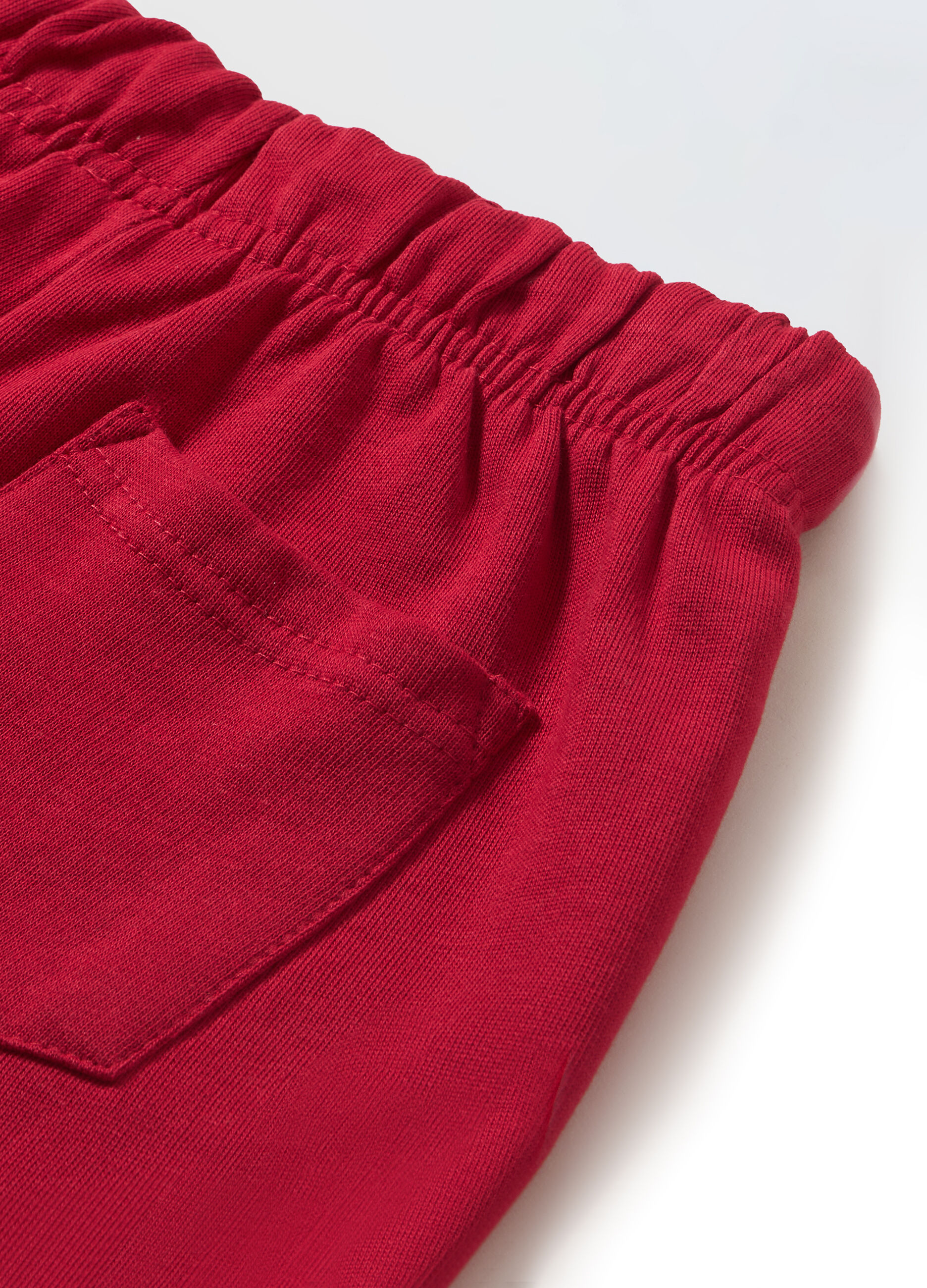 Jogger in cotone fleece ragazzo_1