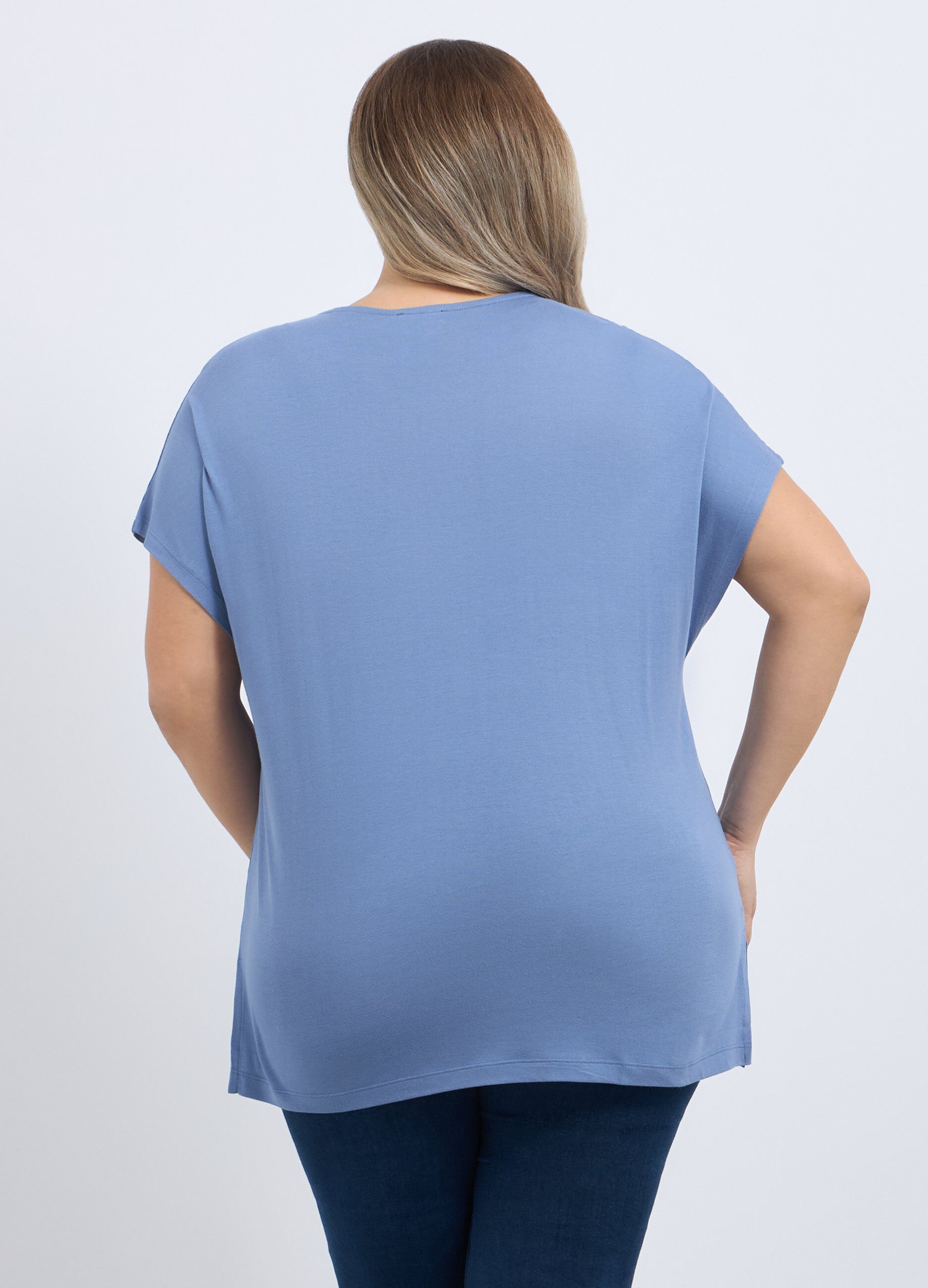 T-shirt in pura viscosa donna curvy_1
