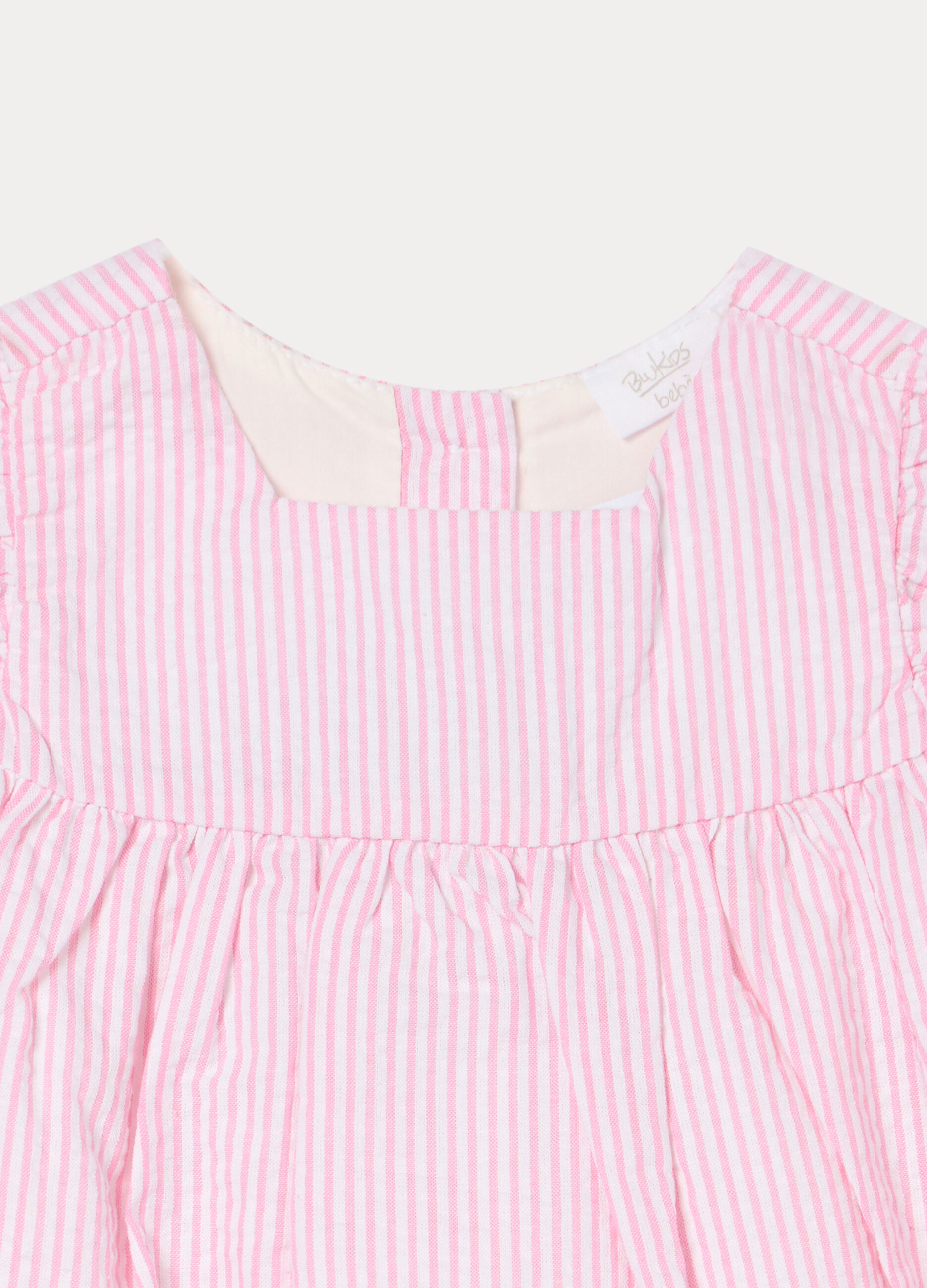 Set in misto cotone seersucker neonata_2