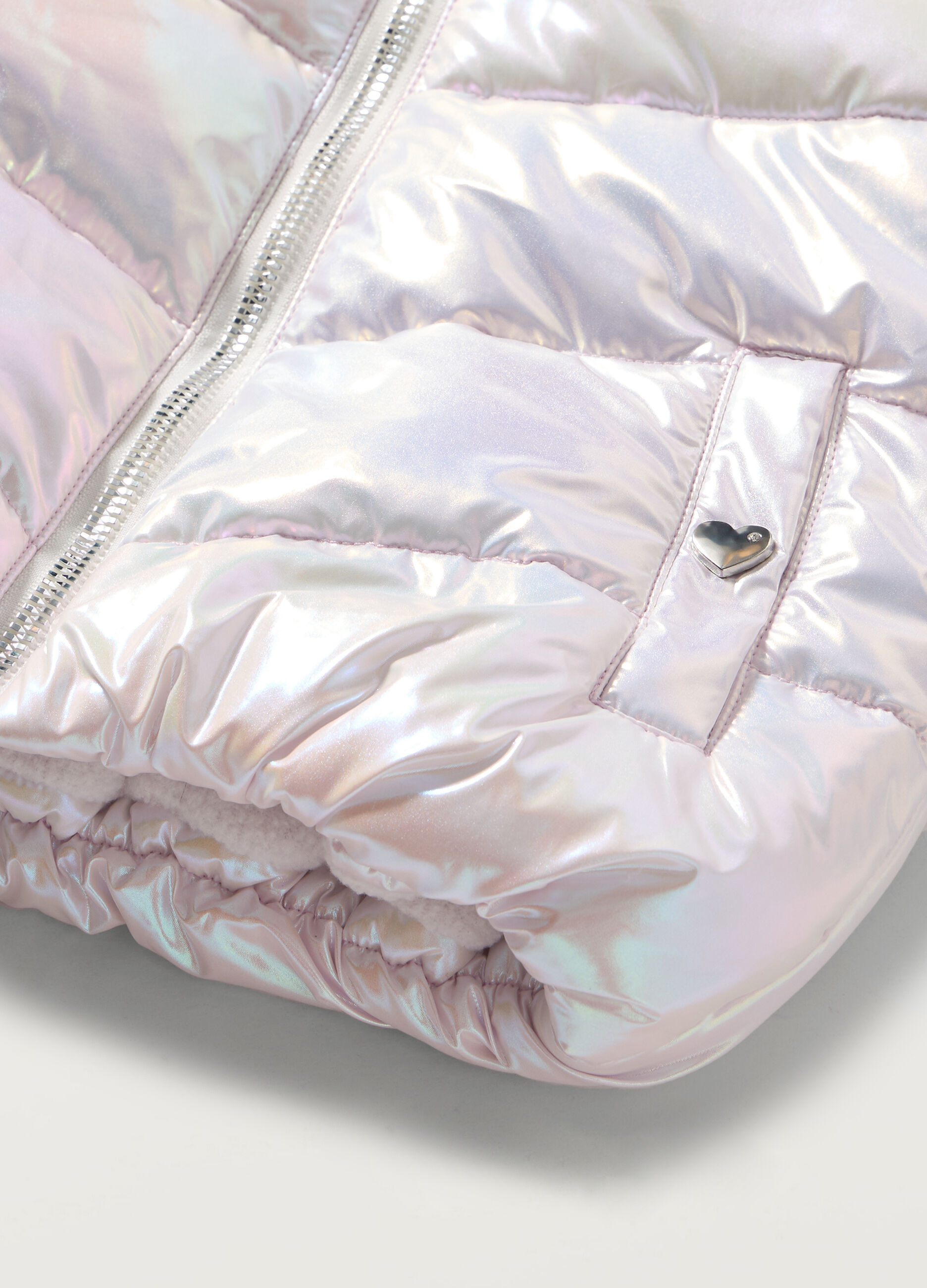 Giubbino imbottito con cappuccio neonata_1