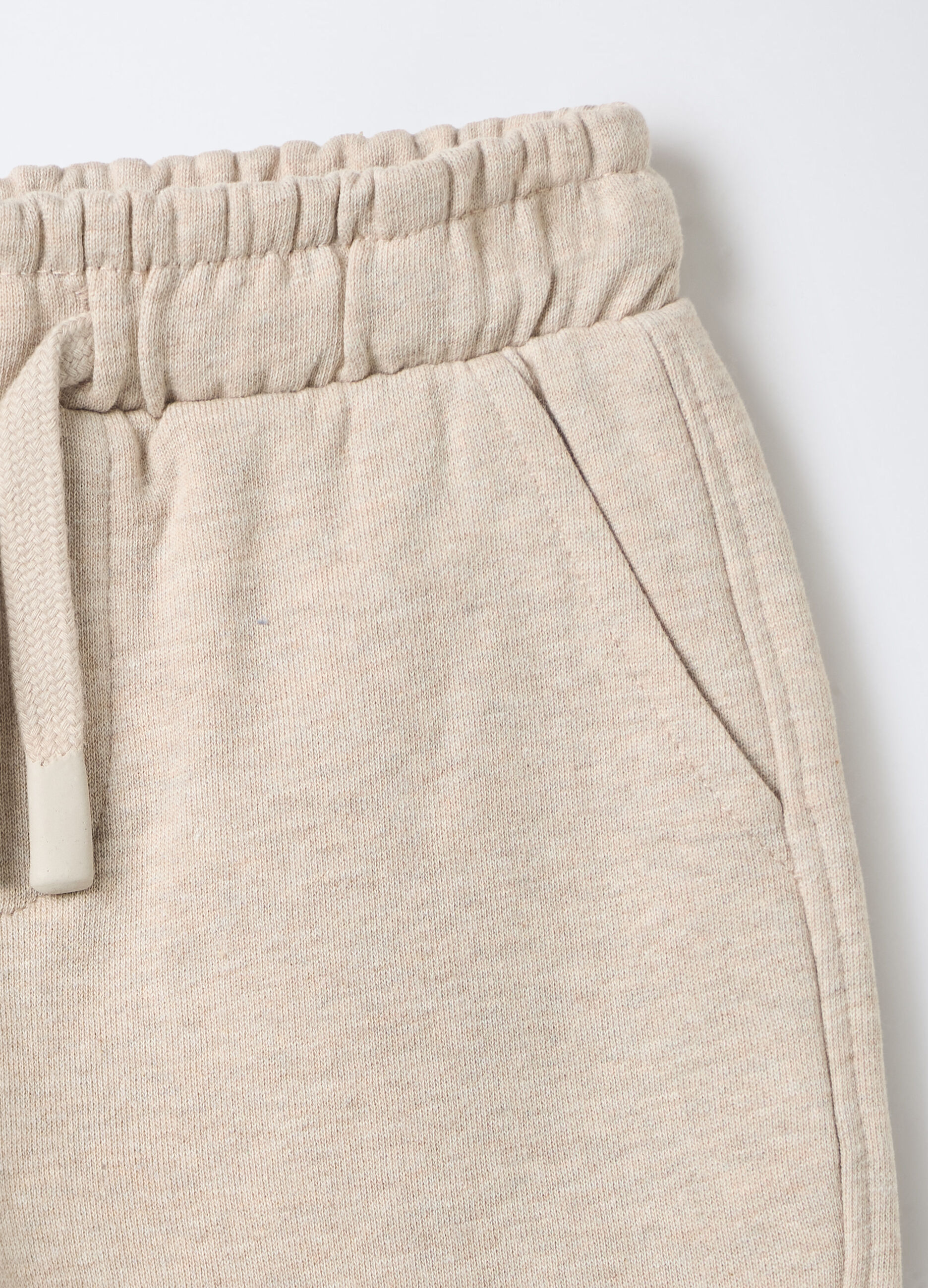 Jogger in felpa misto cotone bimbo_2