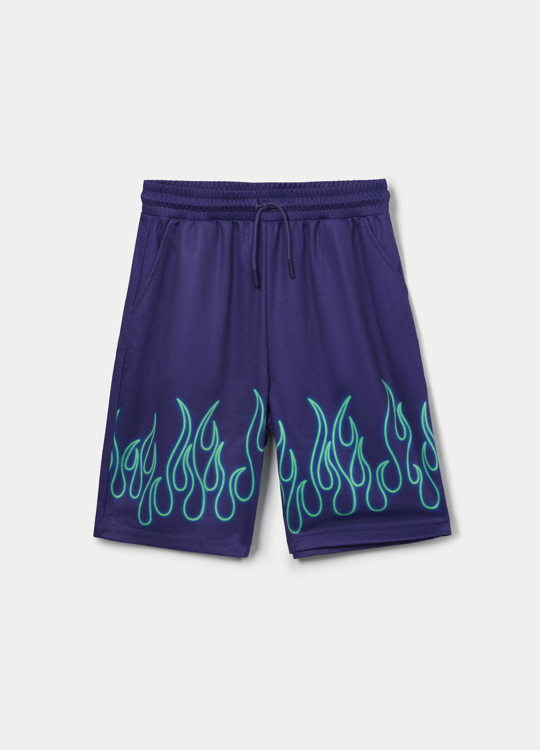 Shorts in tessuto mesh ragazzo_0