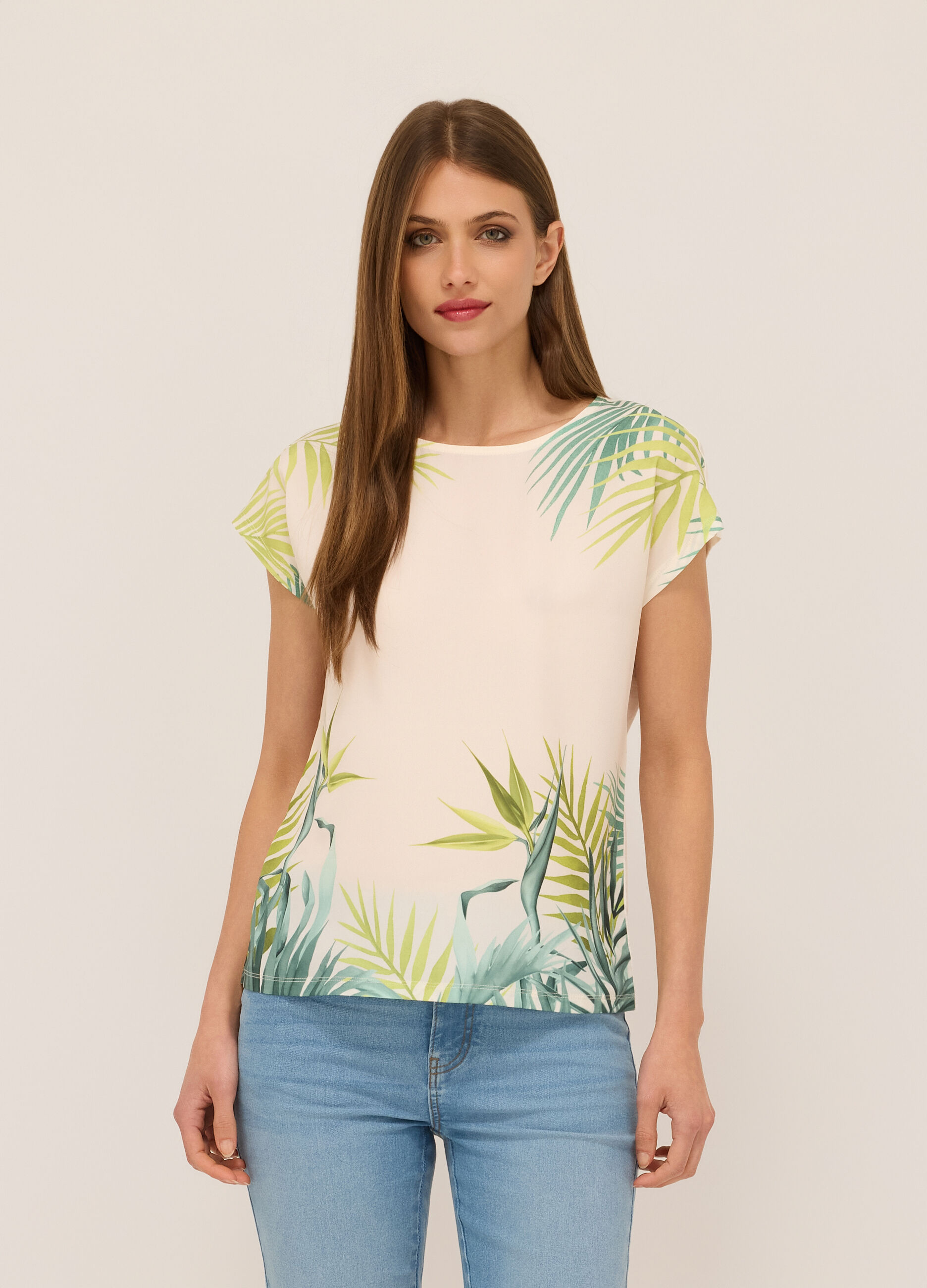 T-shirt con stampa donna_0