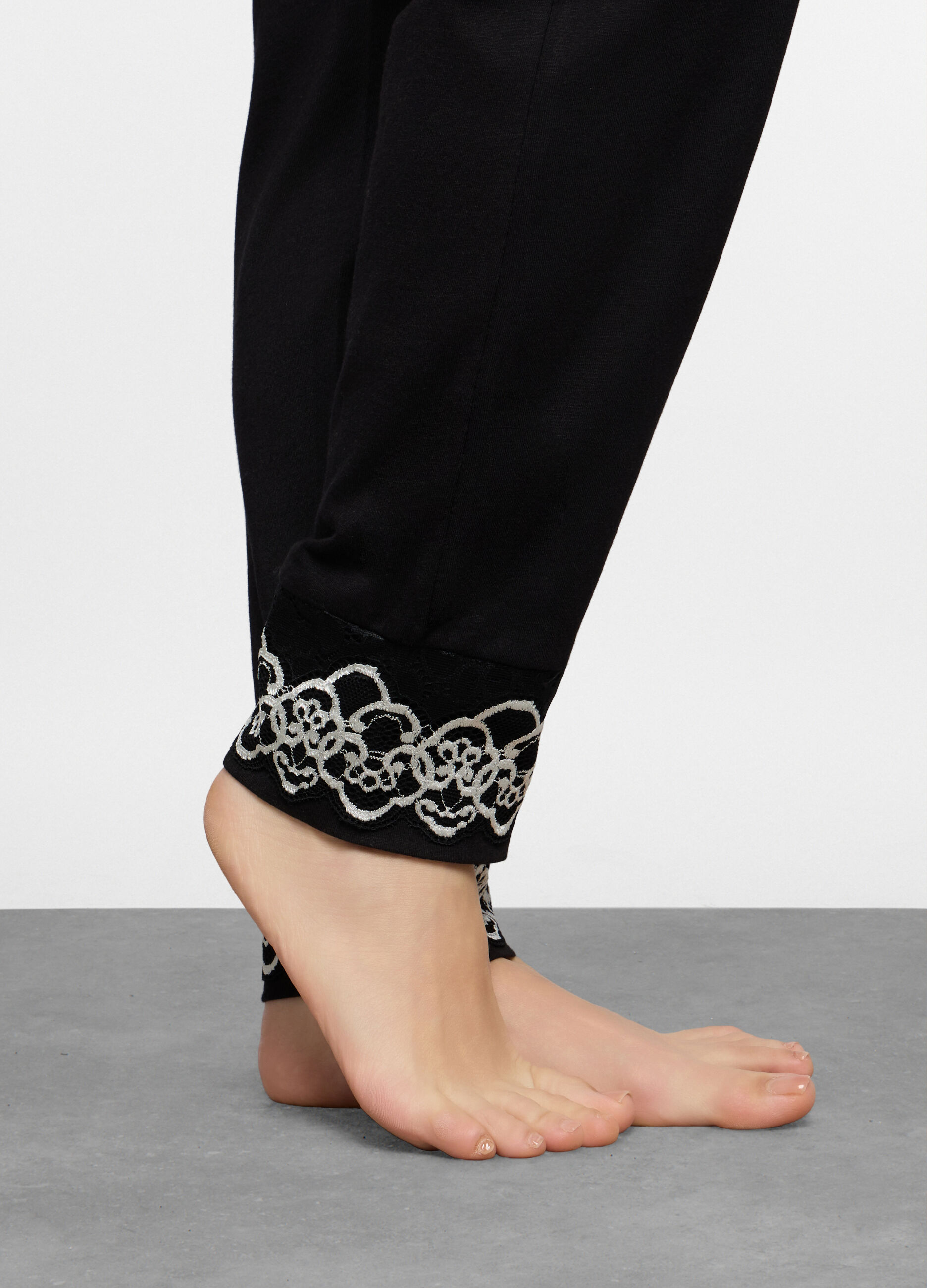 Pantaloni pigiama in jersey donna_2