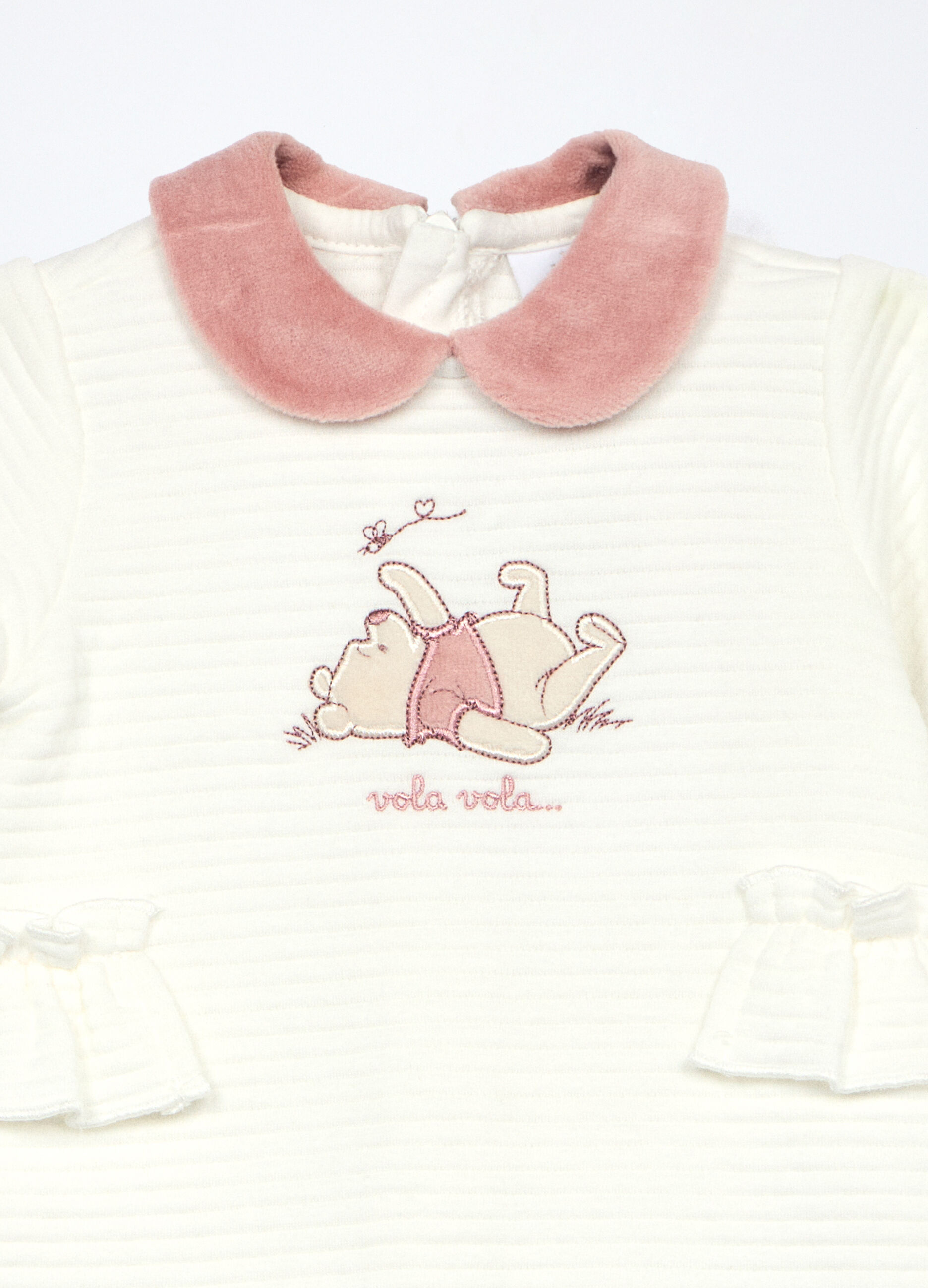 Tutina in misto cotone matelassé neonata_2