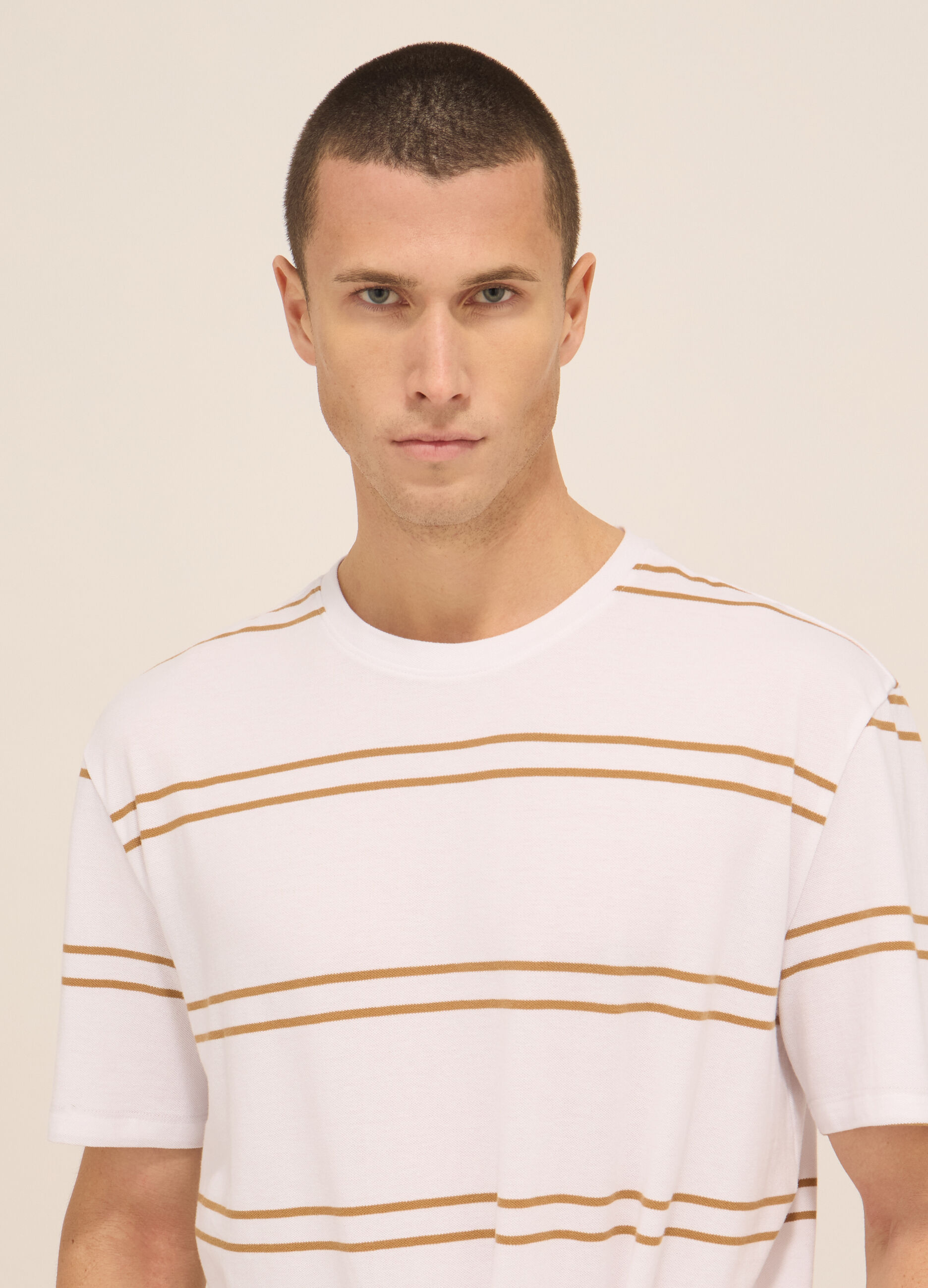 T-shirt girocollo in jersey di cotone uomo_2