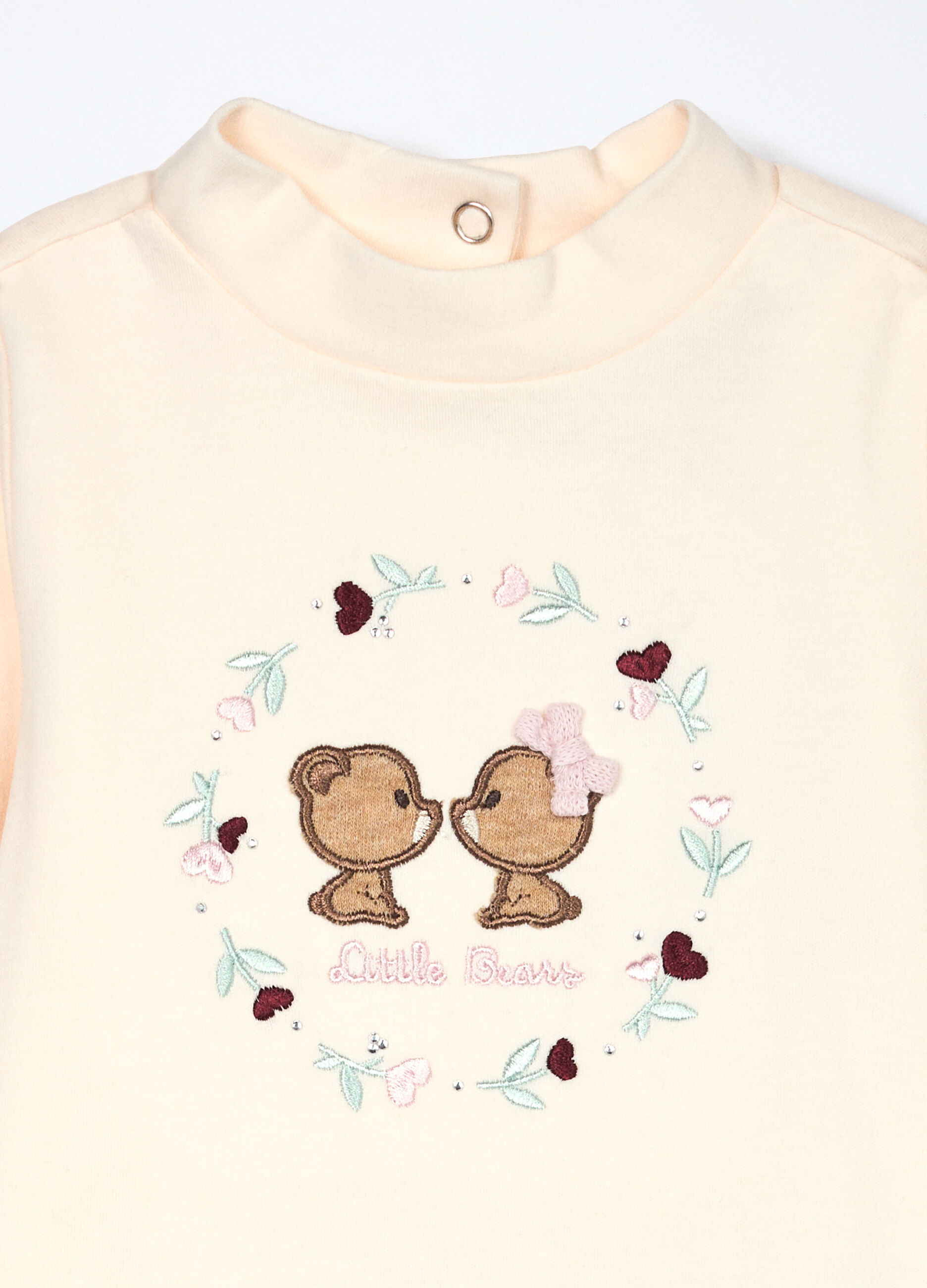 Lupetto in interlock di puro cotone neonata_2