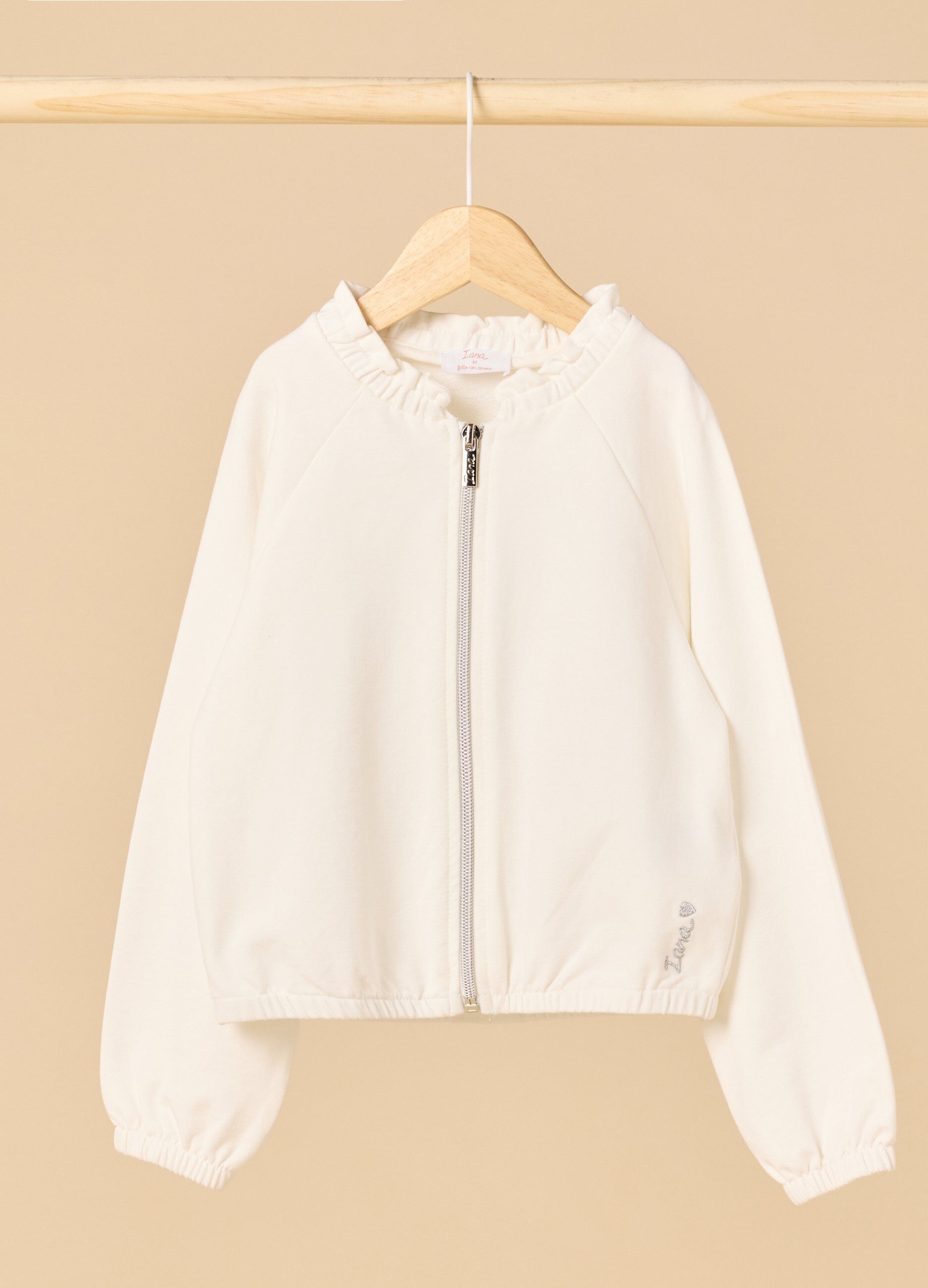 Felpa IANA in cotone stretch bambina