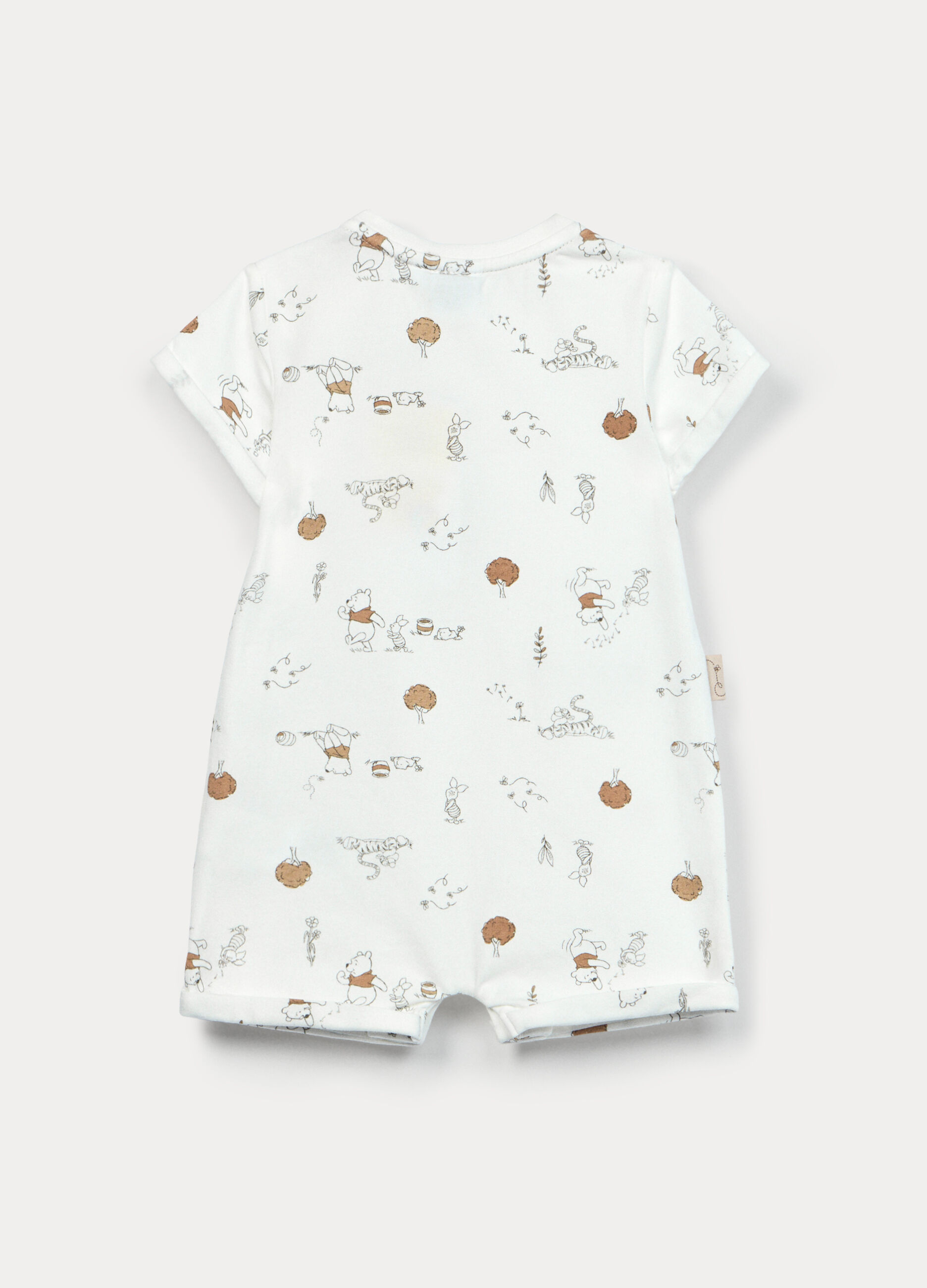 Tutina corta Disney in jersey di cotone stretch neonato_1