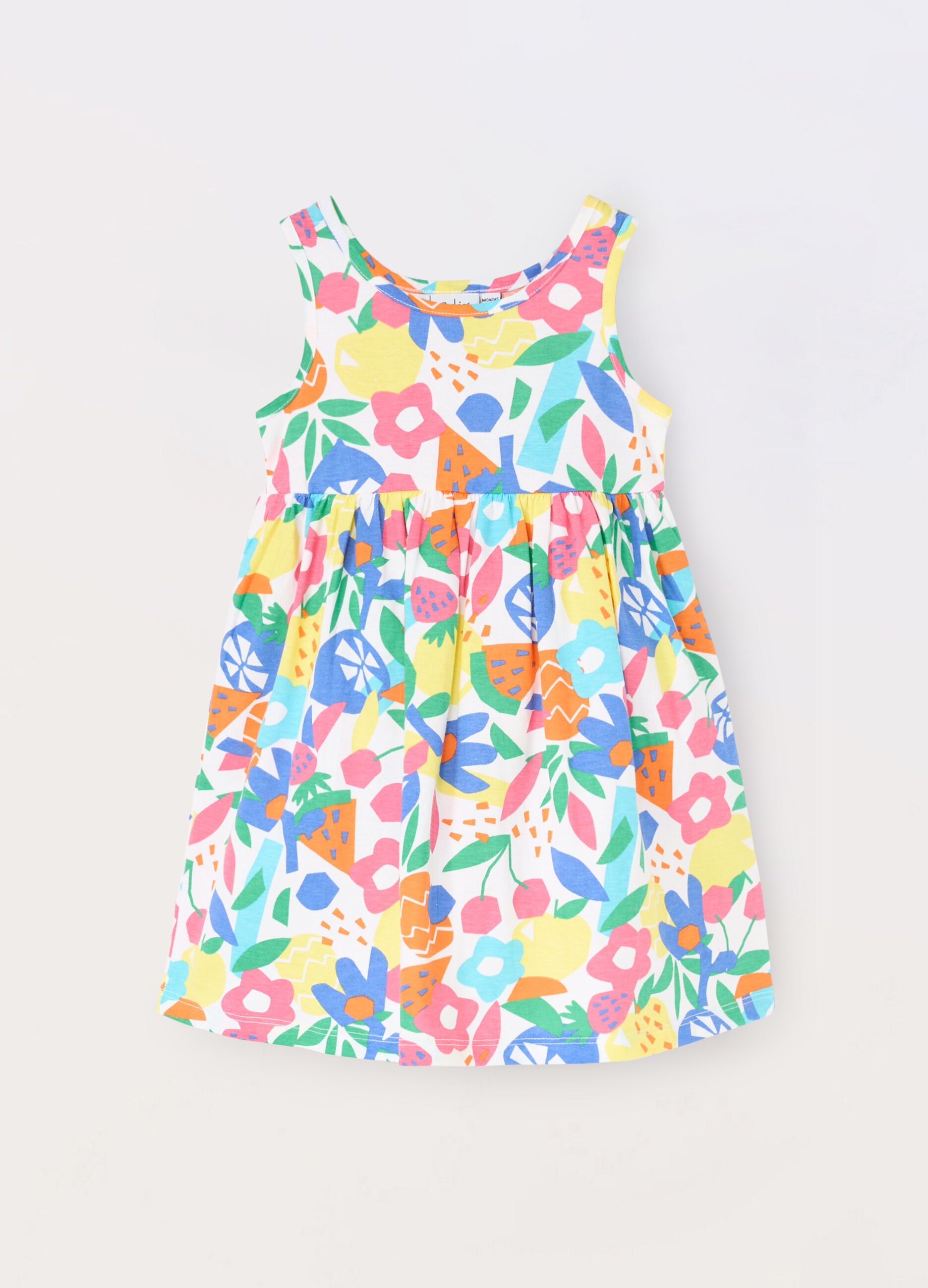 Vestito in jersey di puro cotone neonata_0