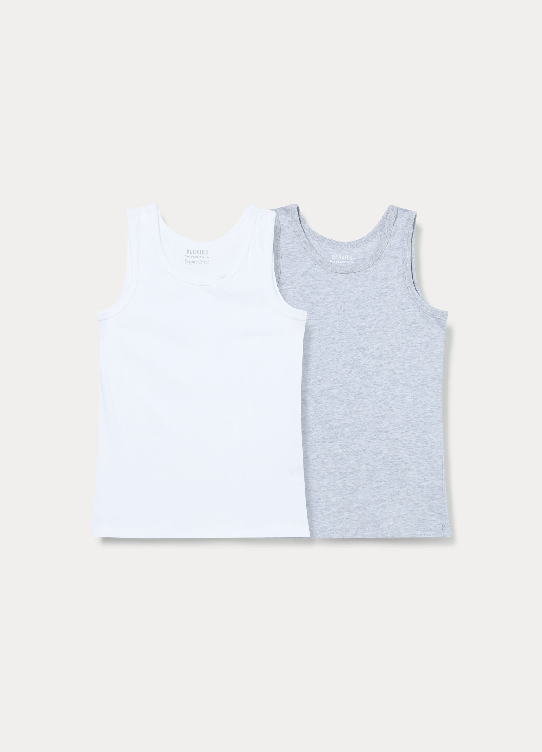 Pack 2 canotte in jersey di puro cotone bambino_0