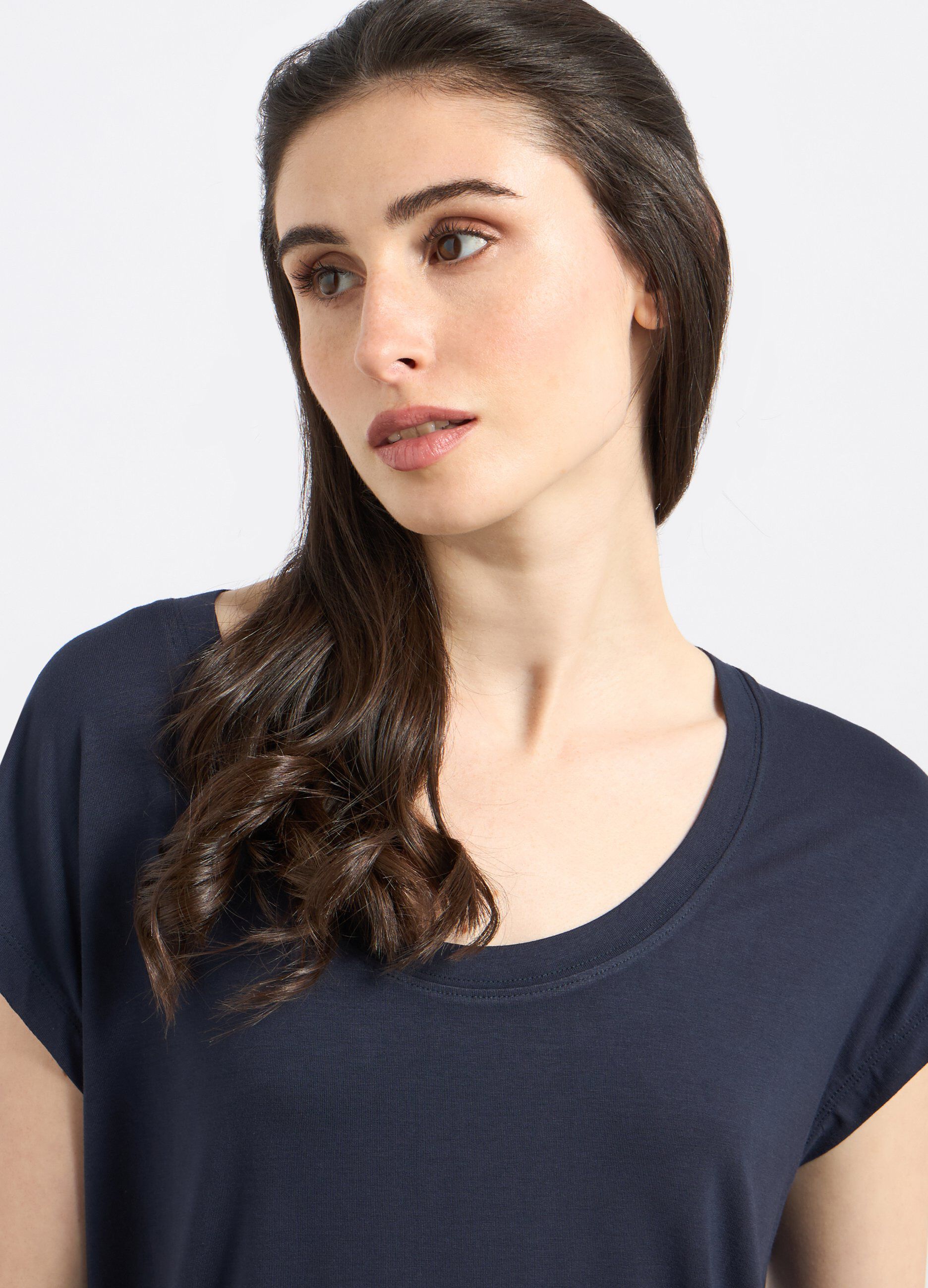 T-shirt in viscosa stretch donna_2