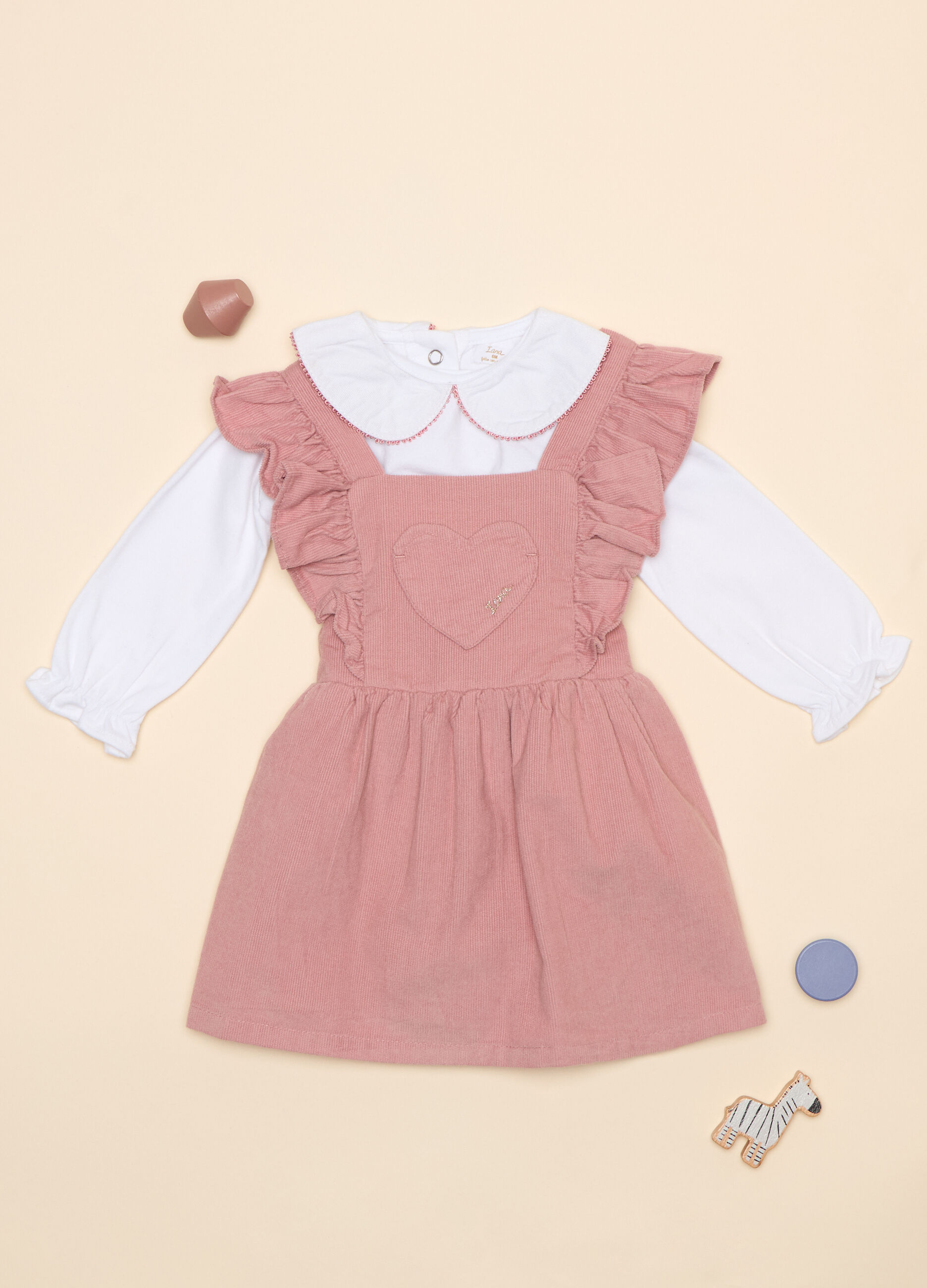 Vestito in costina di velluto_0