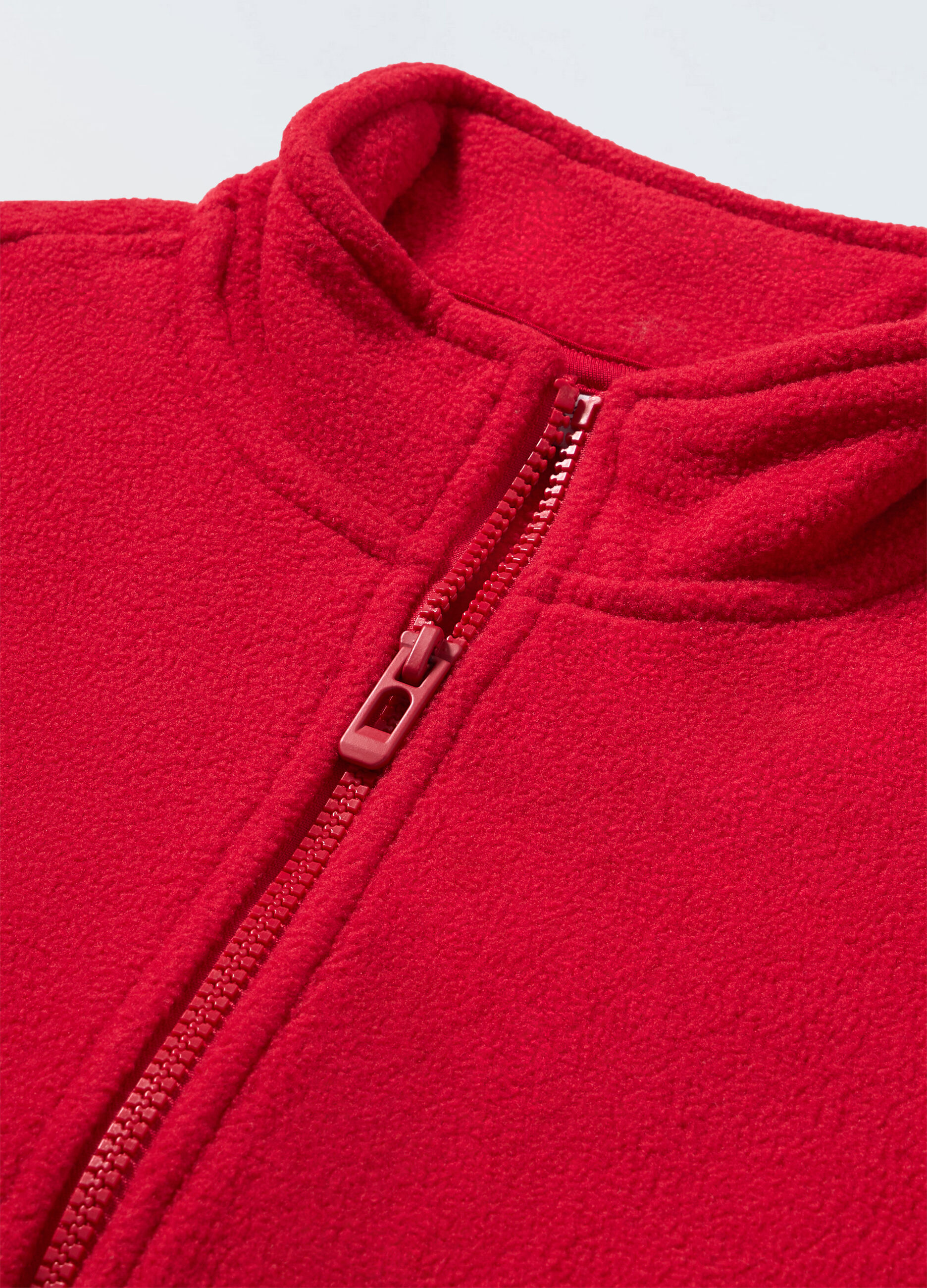 Felpa full zip in micro pile bambino_1