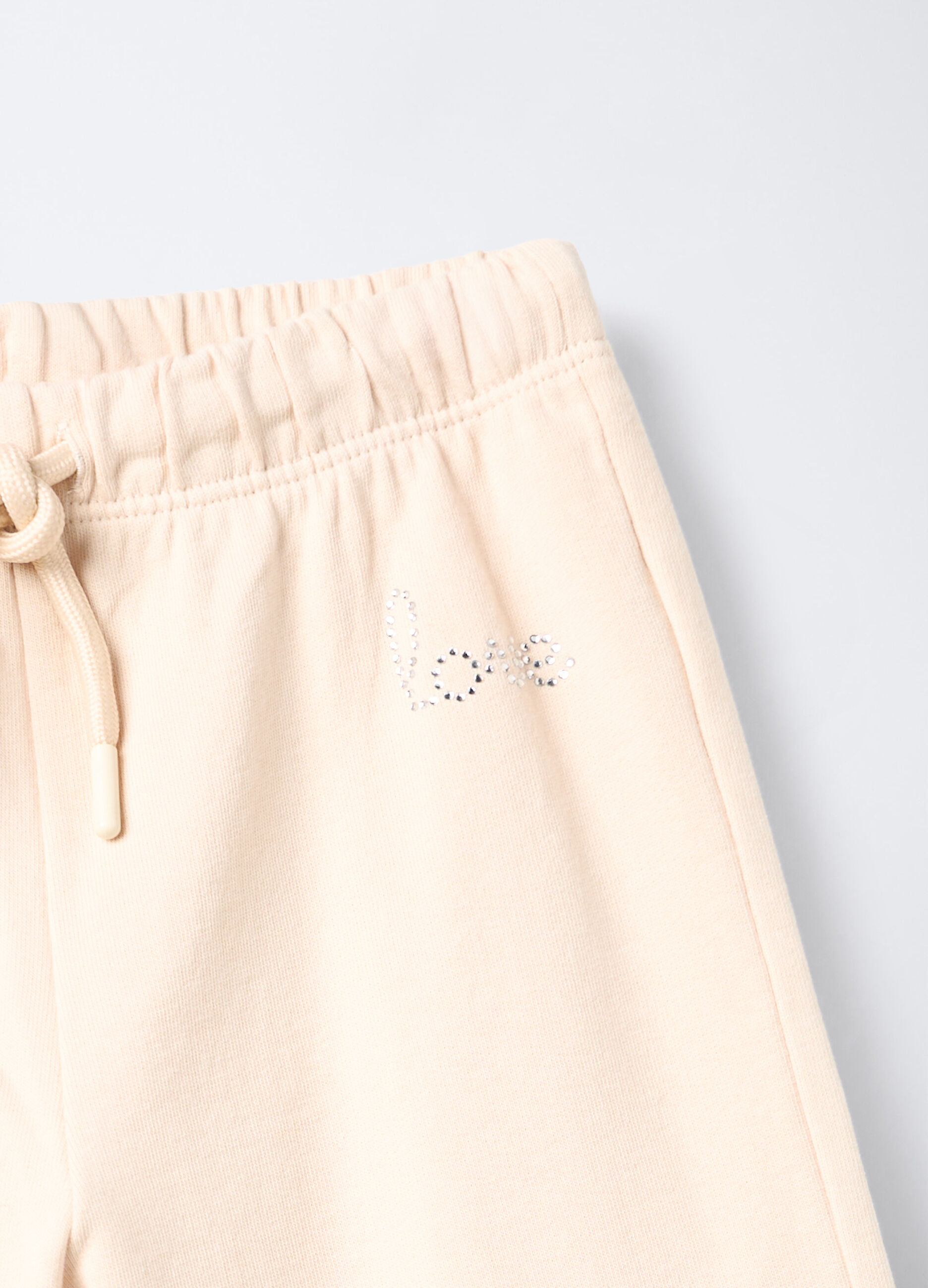 Treggings in puro cotone garzato Wide Leg bambina_2