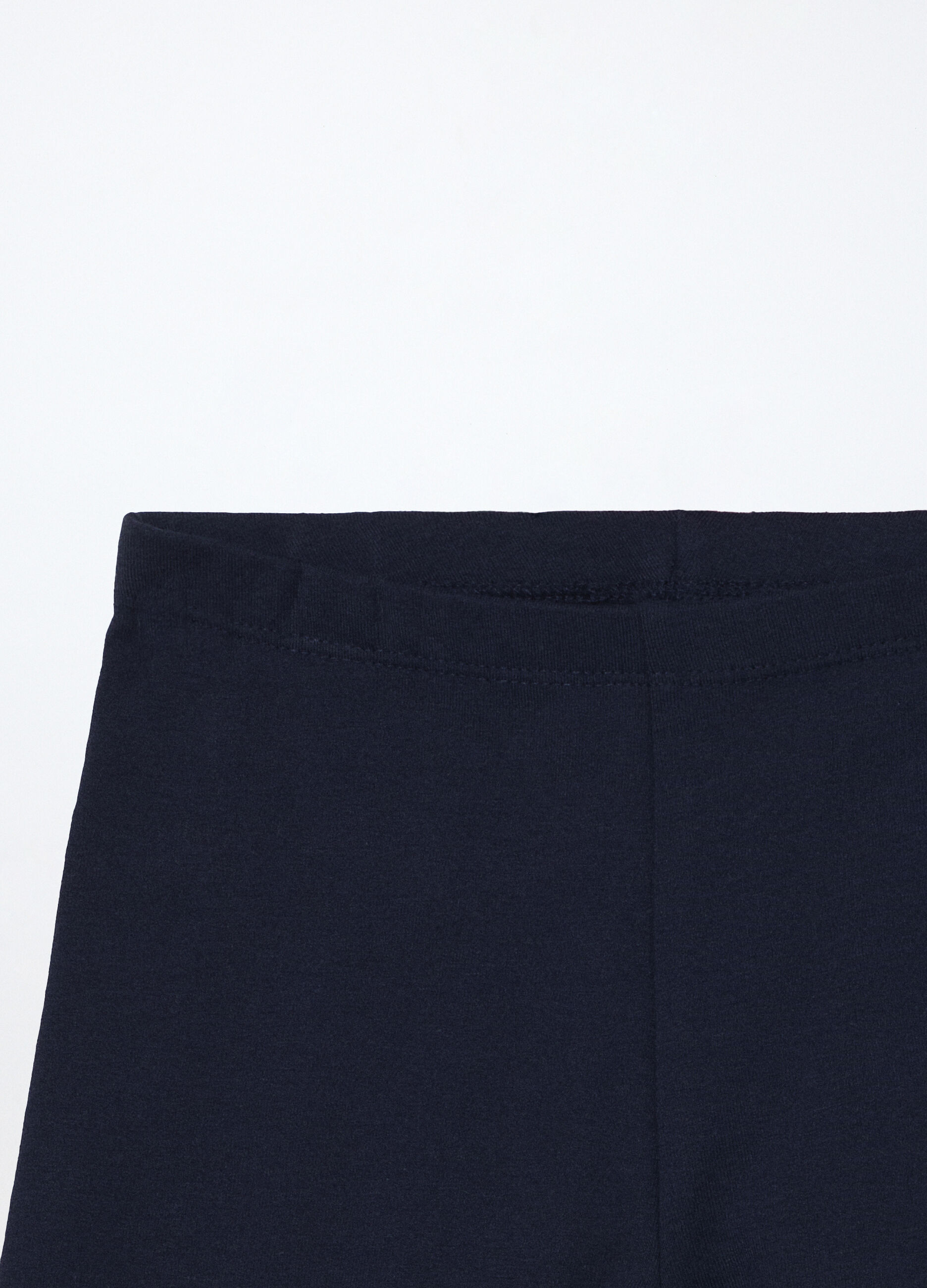 Pack 2 leggings in french terry di cotone stretch neonata_2