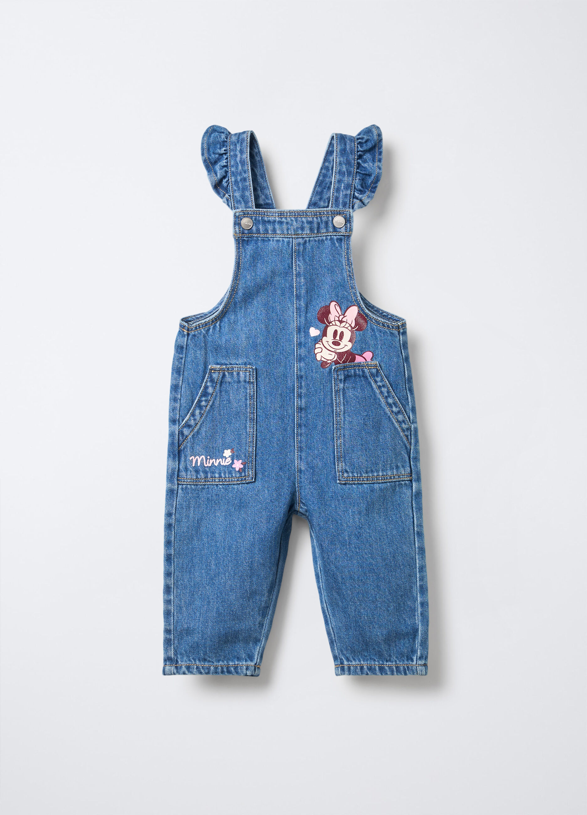 Salopette Disney in denim bimba_0