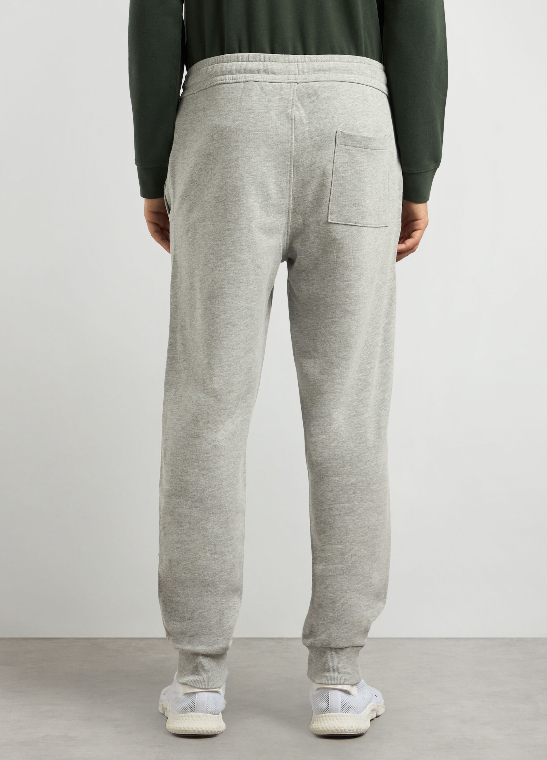 Joggers in felpa di cotone uomo_1