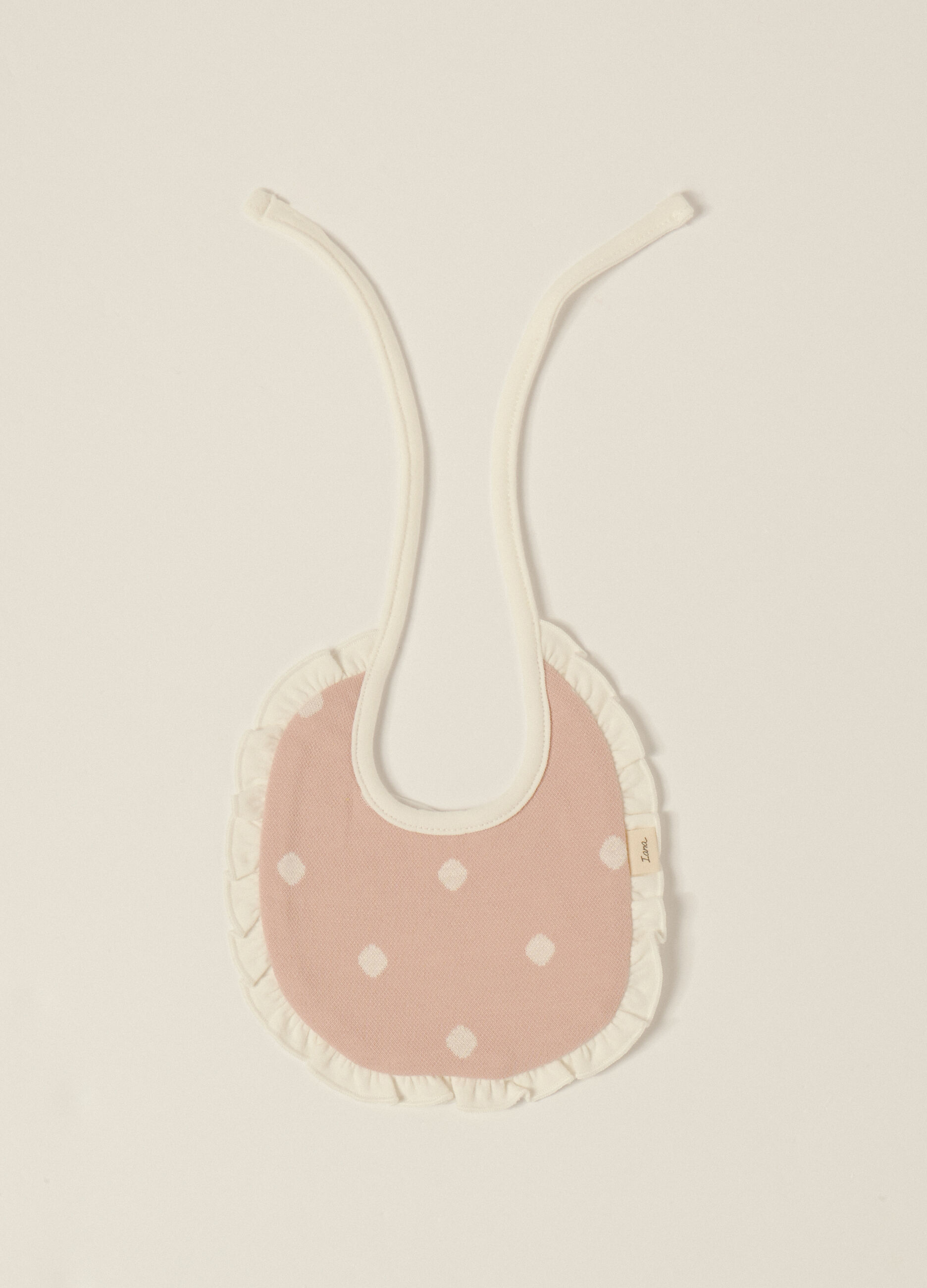 Bavaglino in french terry di cotone stretch IANA neonata_0