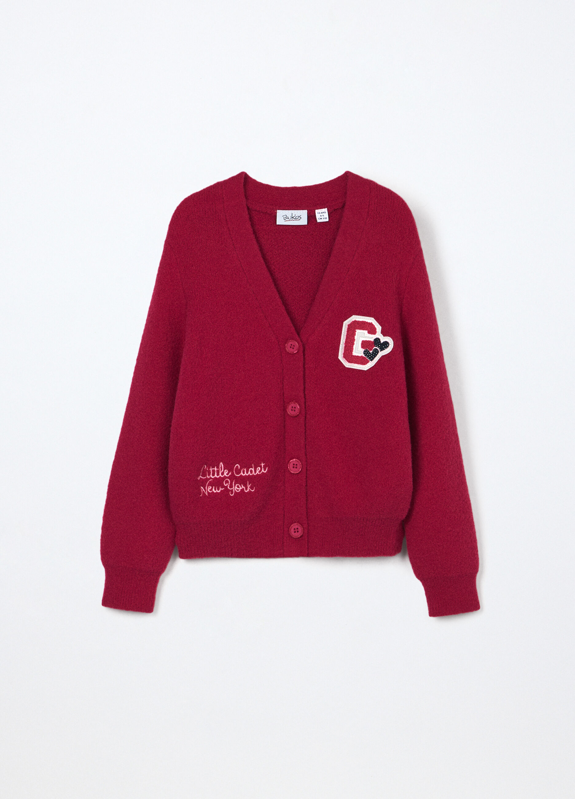 Cardigan tricot misto viscosa bambina_0