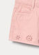 Shorts in twill di puro cotone bambina_2