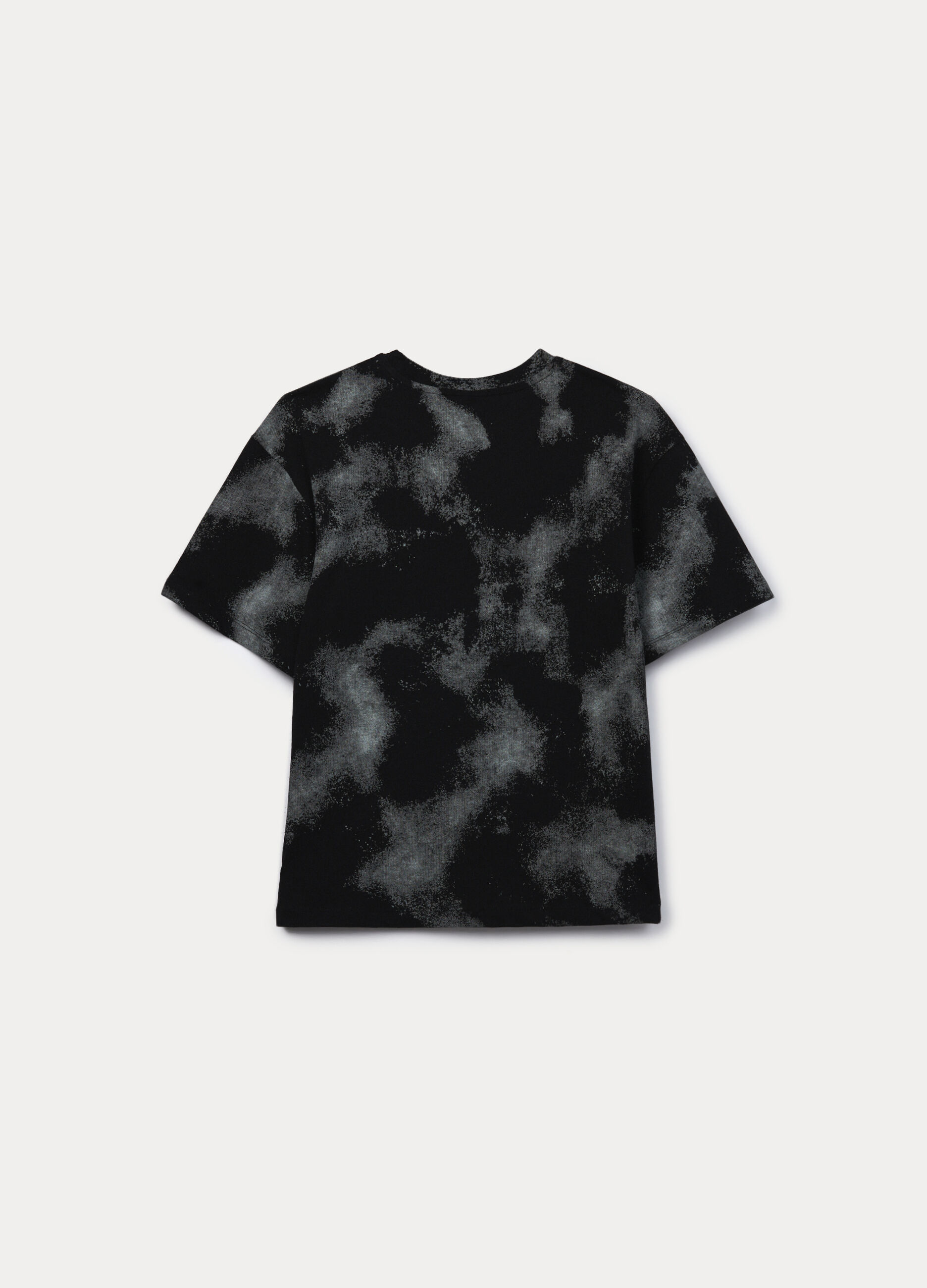 T-shirt con stampa in jersey di puro cotone ragazzo_1