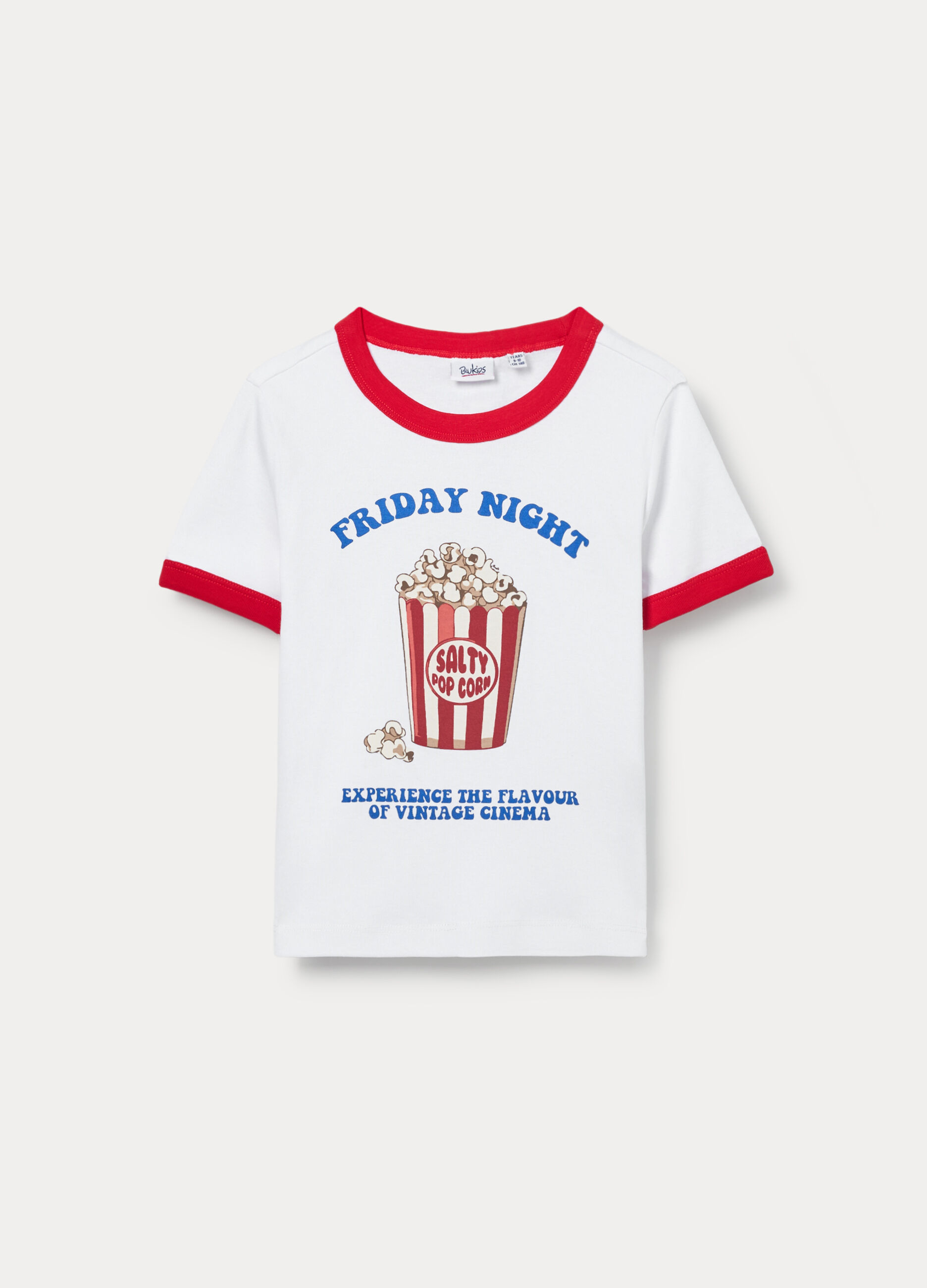 T-shirt in jersey di puro cotone ragazza_0