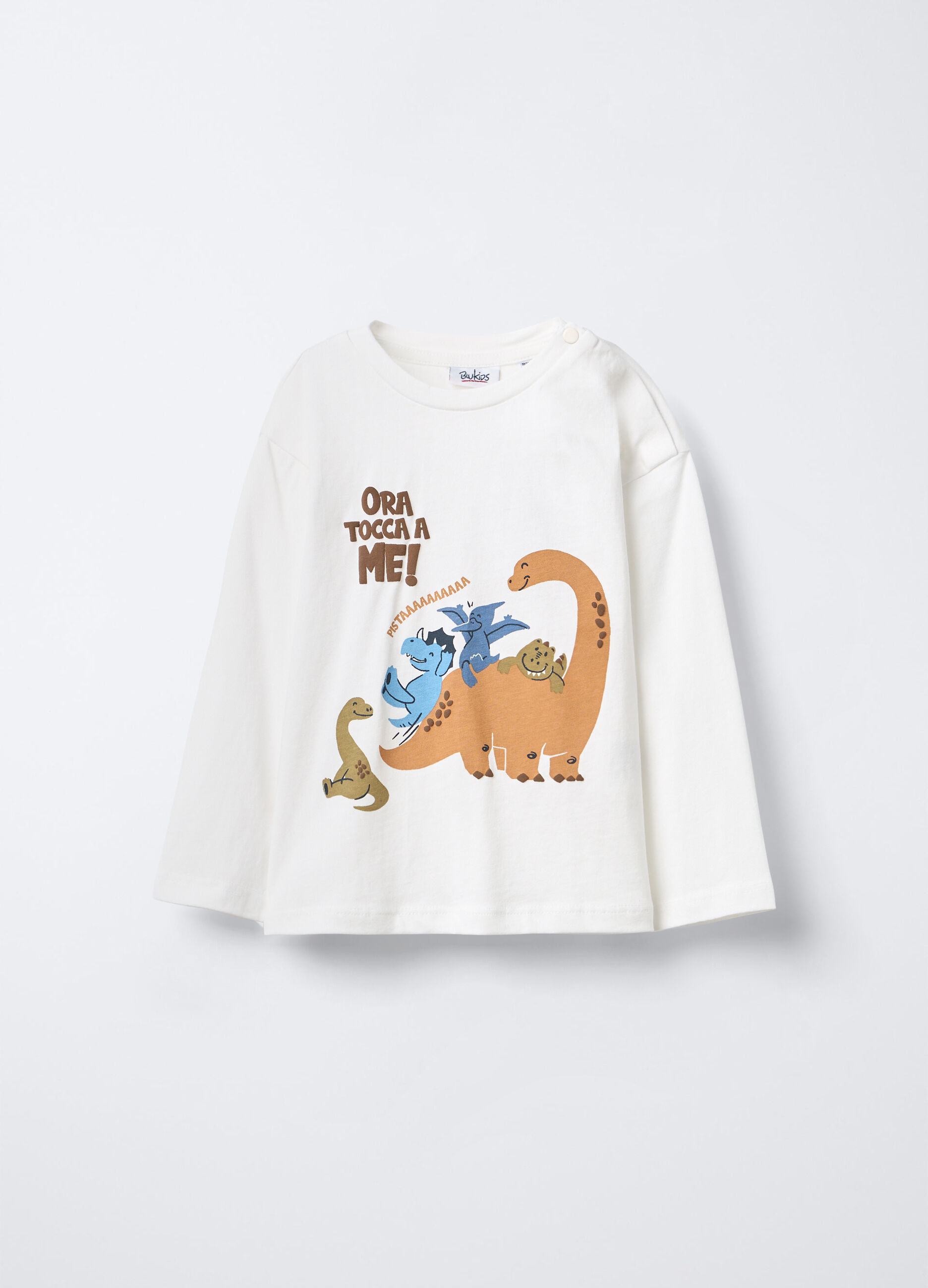 T-shirt in jersey di puro cotone bimbo_0