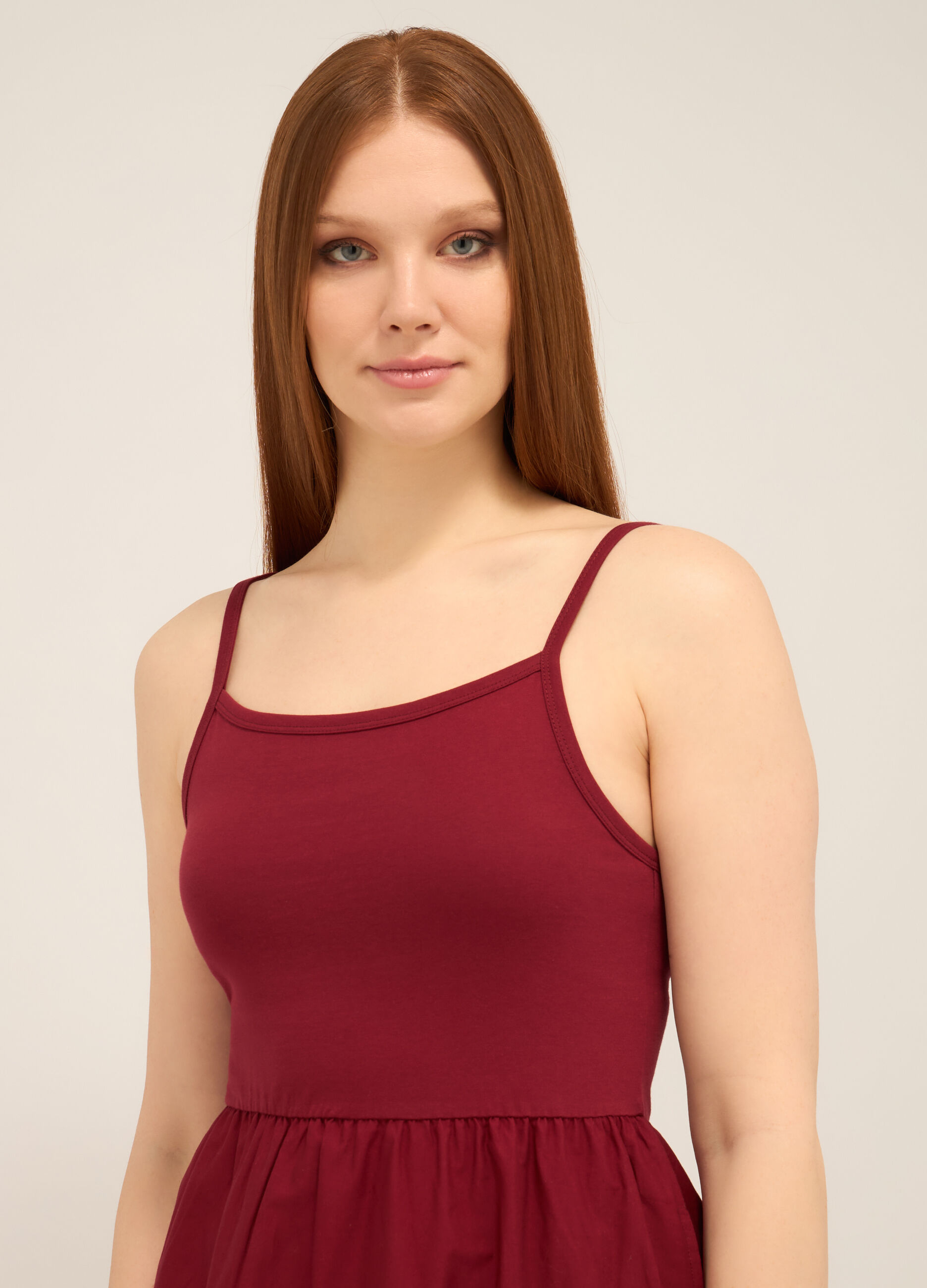 Abito lungo in puro cotone donna_2