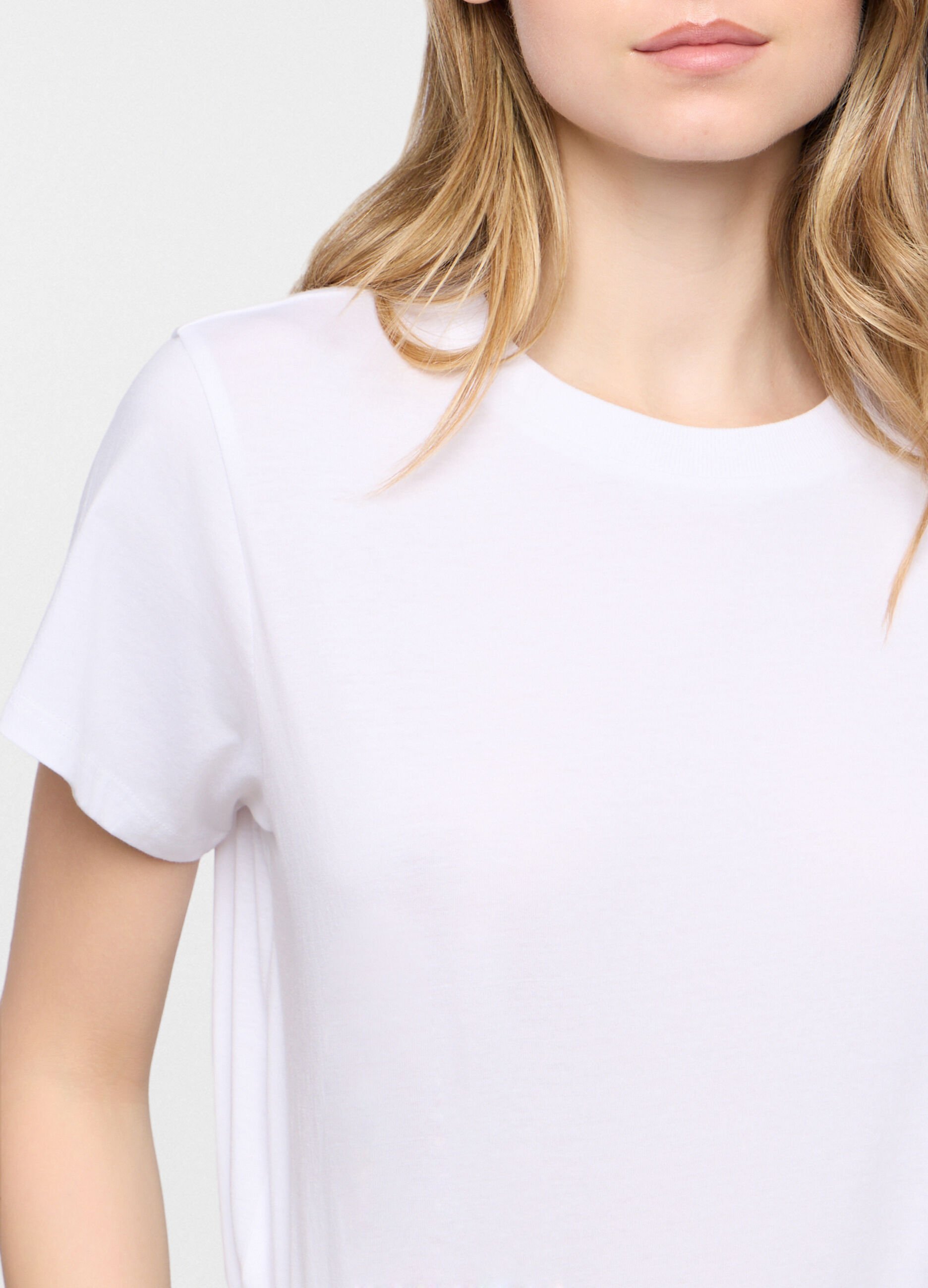 T-shirt girocollo donna_2