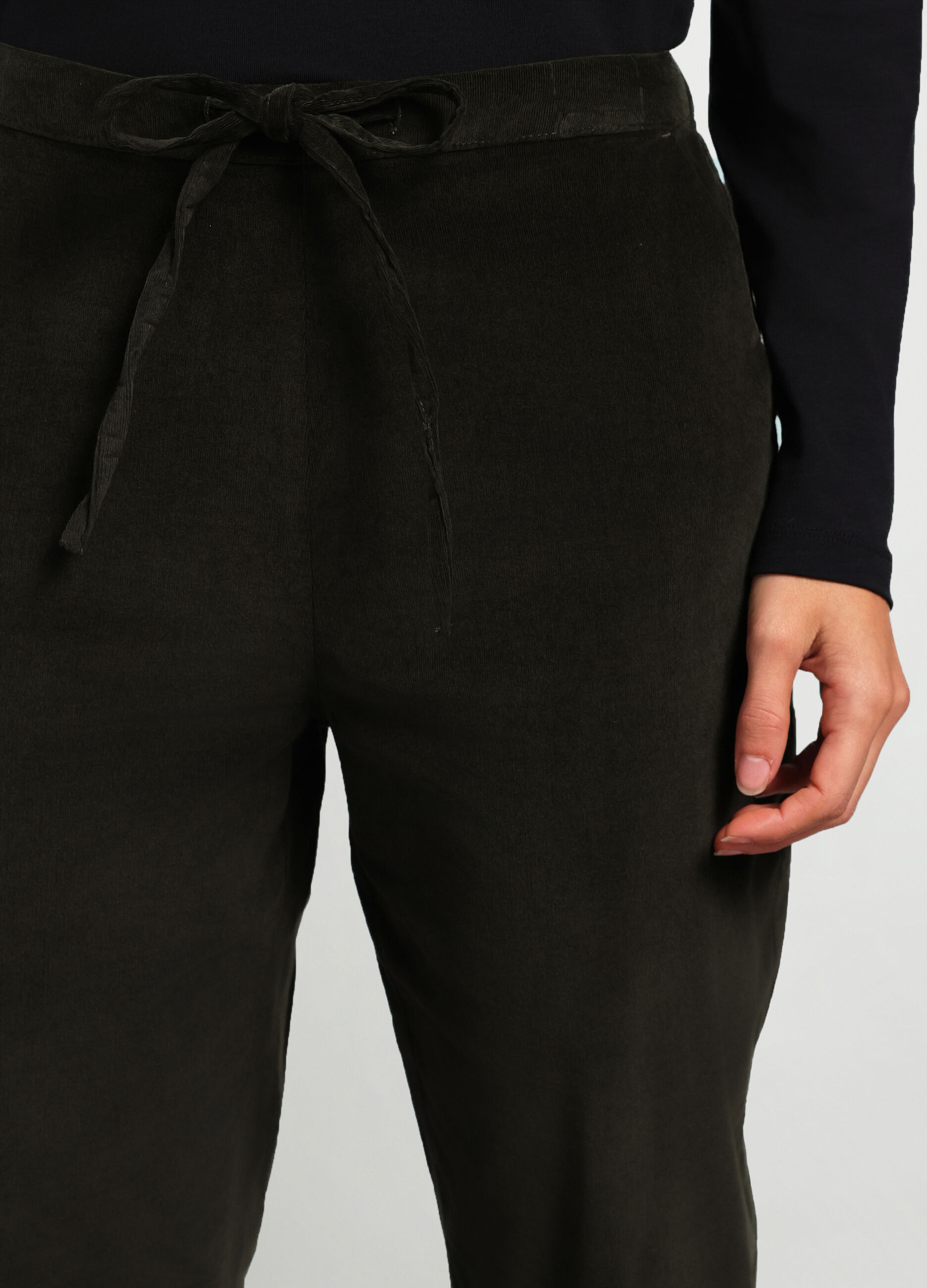 Jogger in cotone stretch donna_2