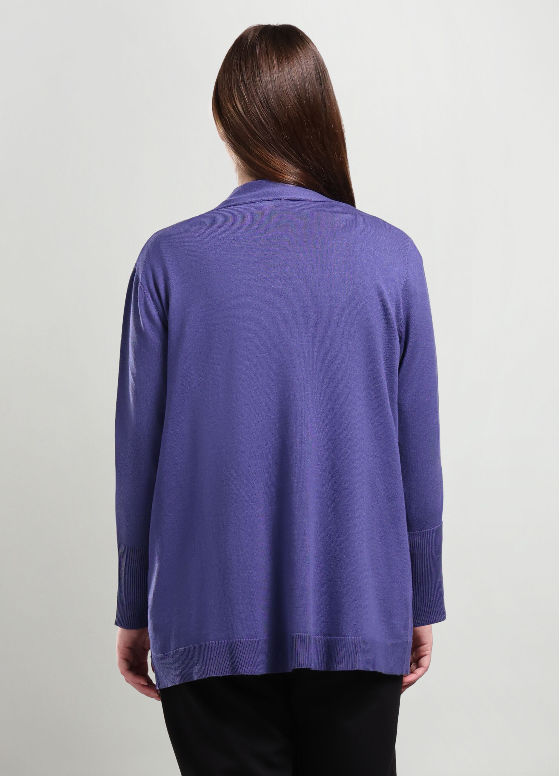 Cardigan tricot misto viscosa donna curvy_1