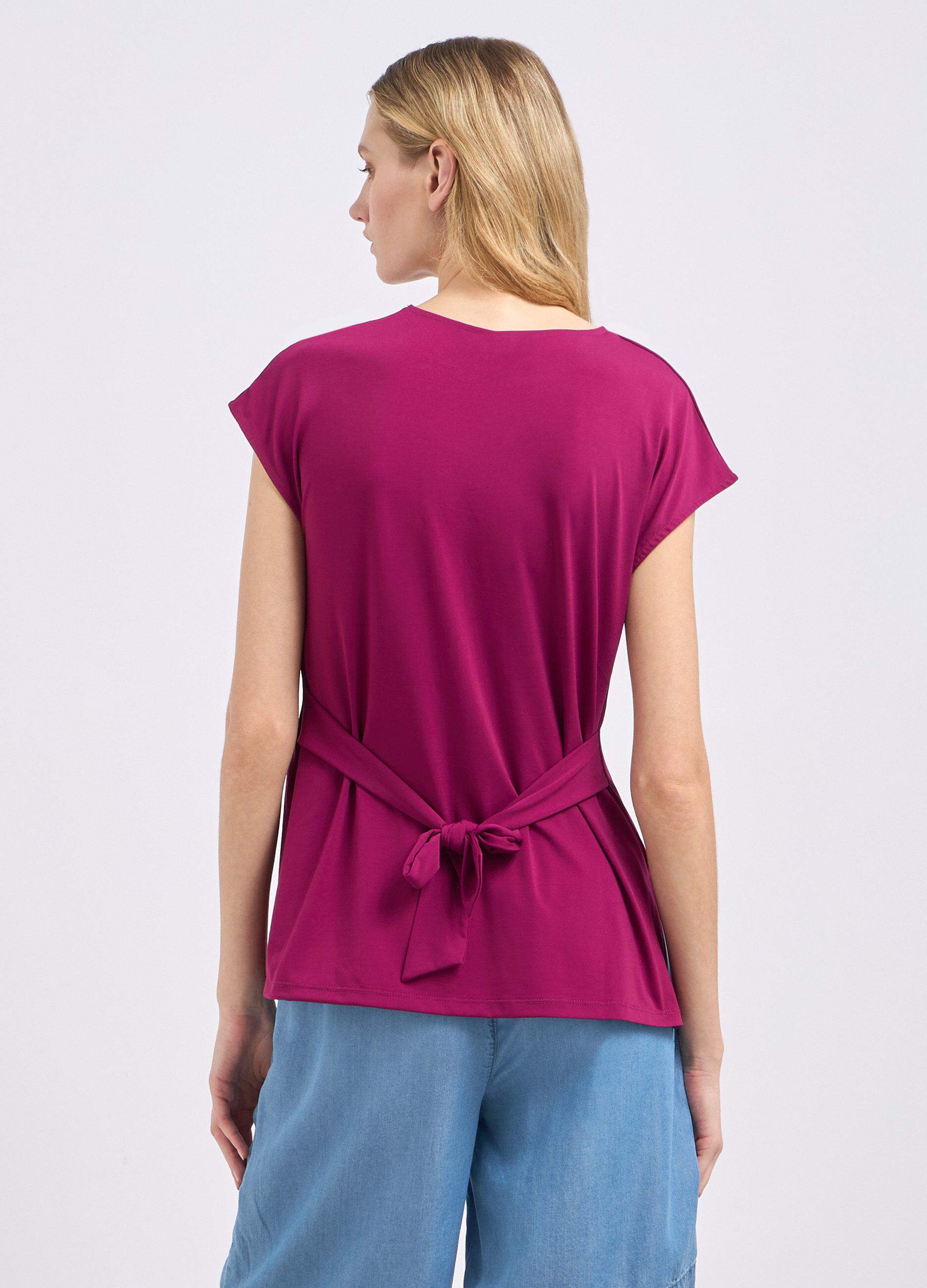 T-shirt con fusciacca donna_1