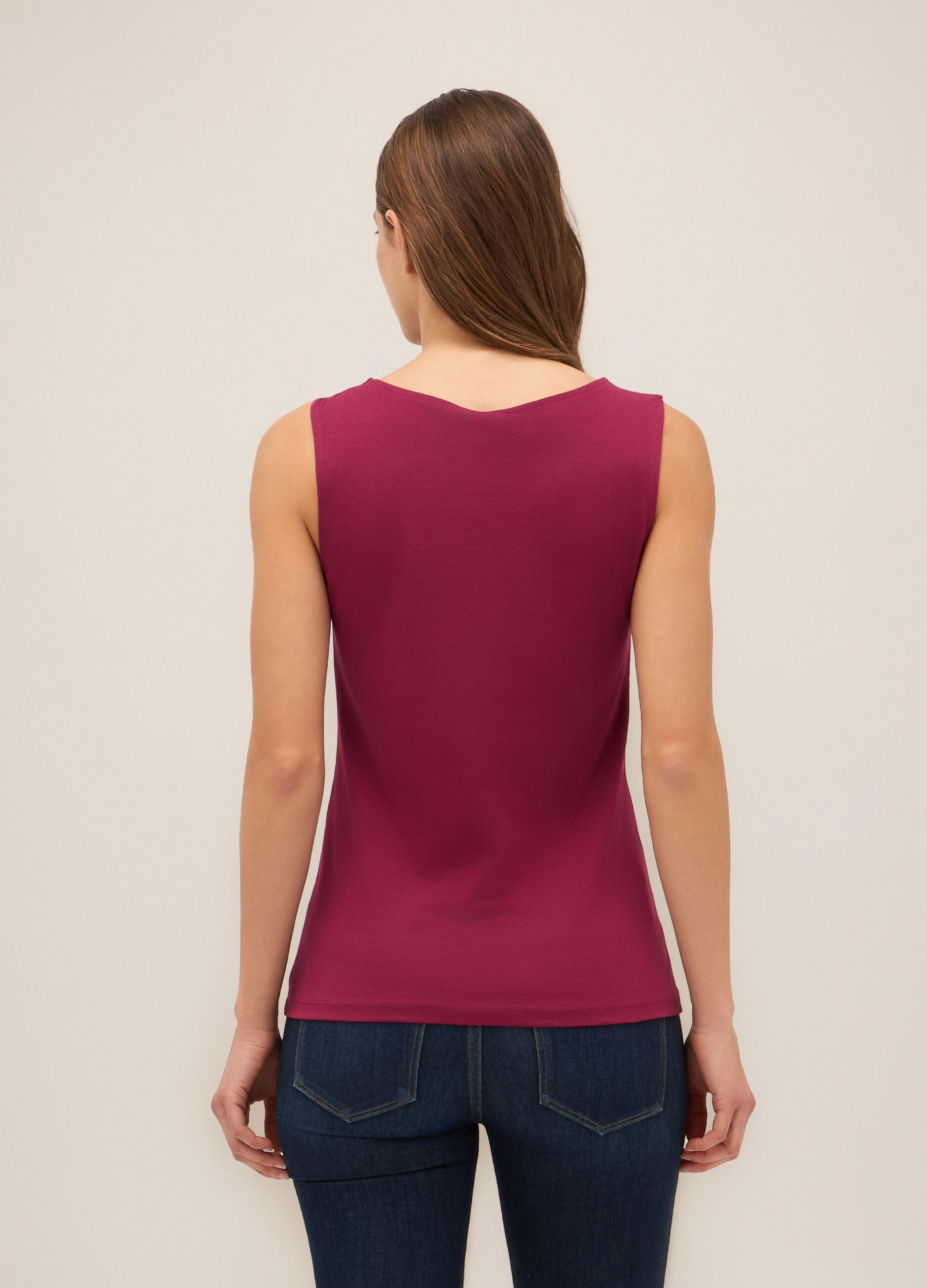 Canotta in puro cotone donna