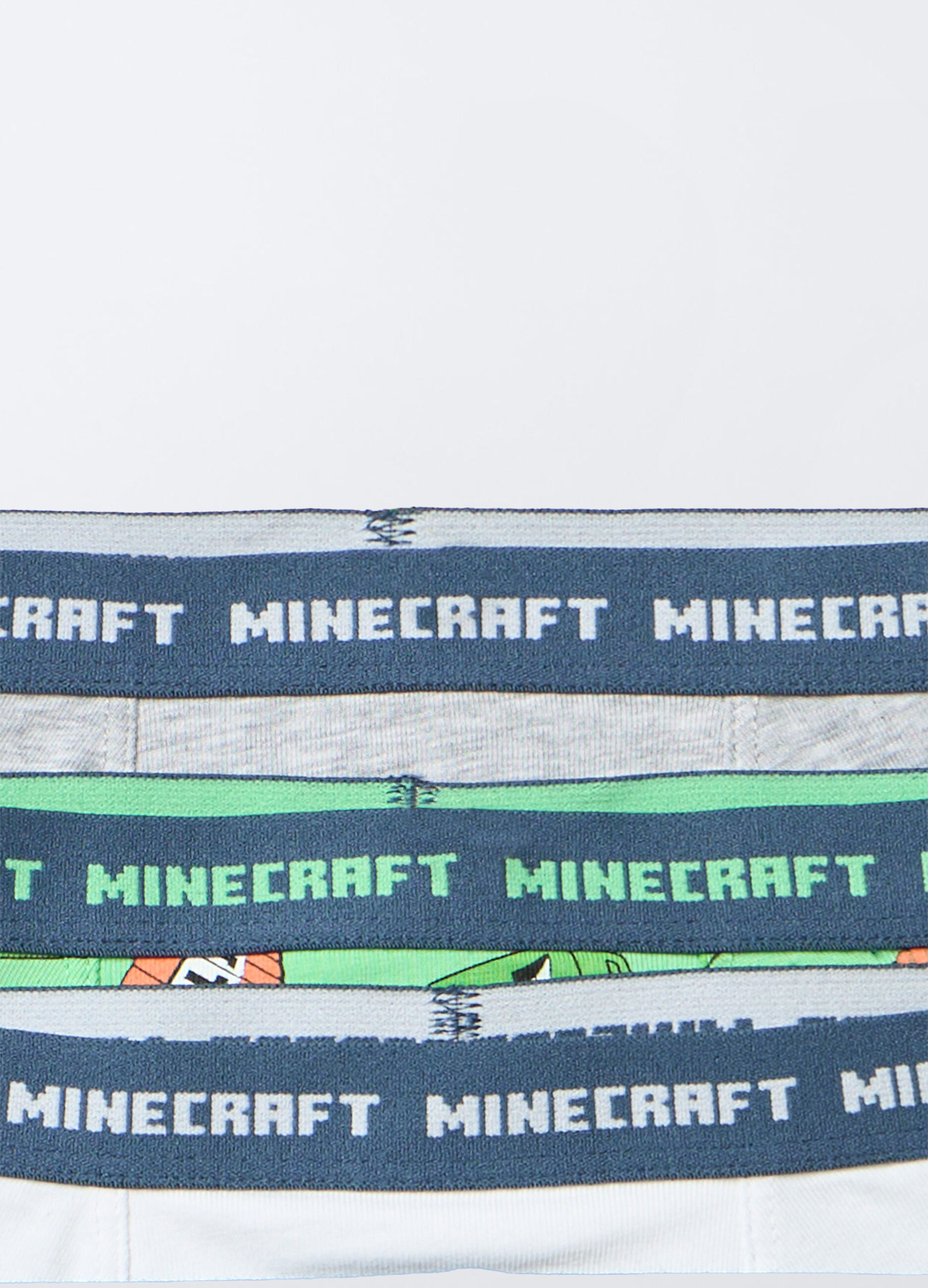 Pack 3 boxer Minecraft in jersey di cotone stretch bambino_2